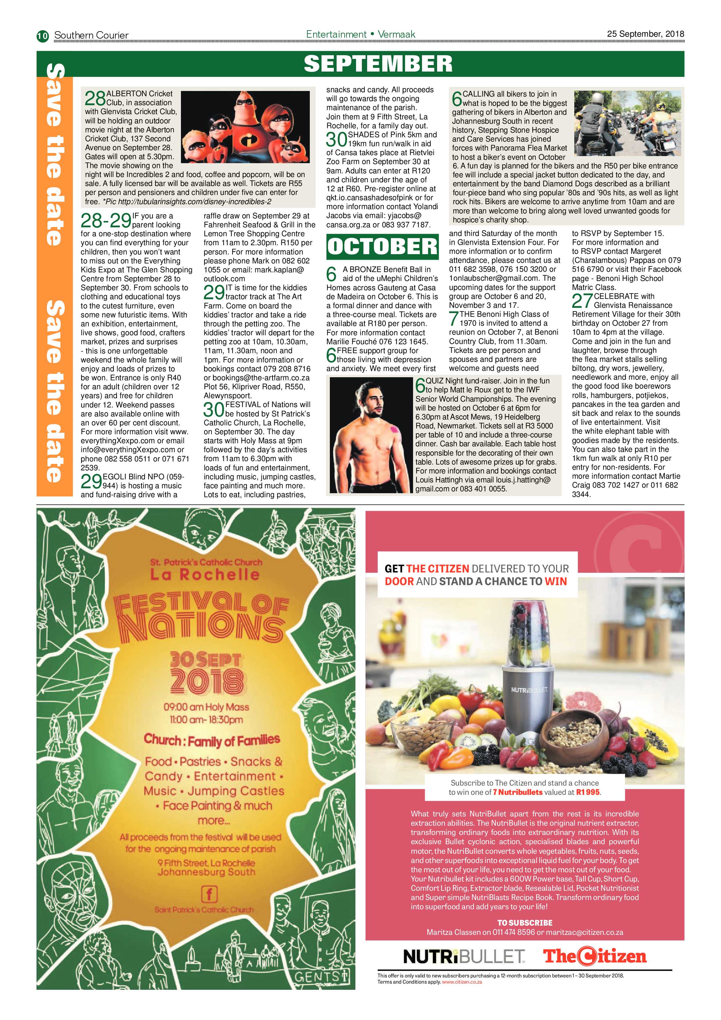 Southern Courier 25 September 2018 page 10