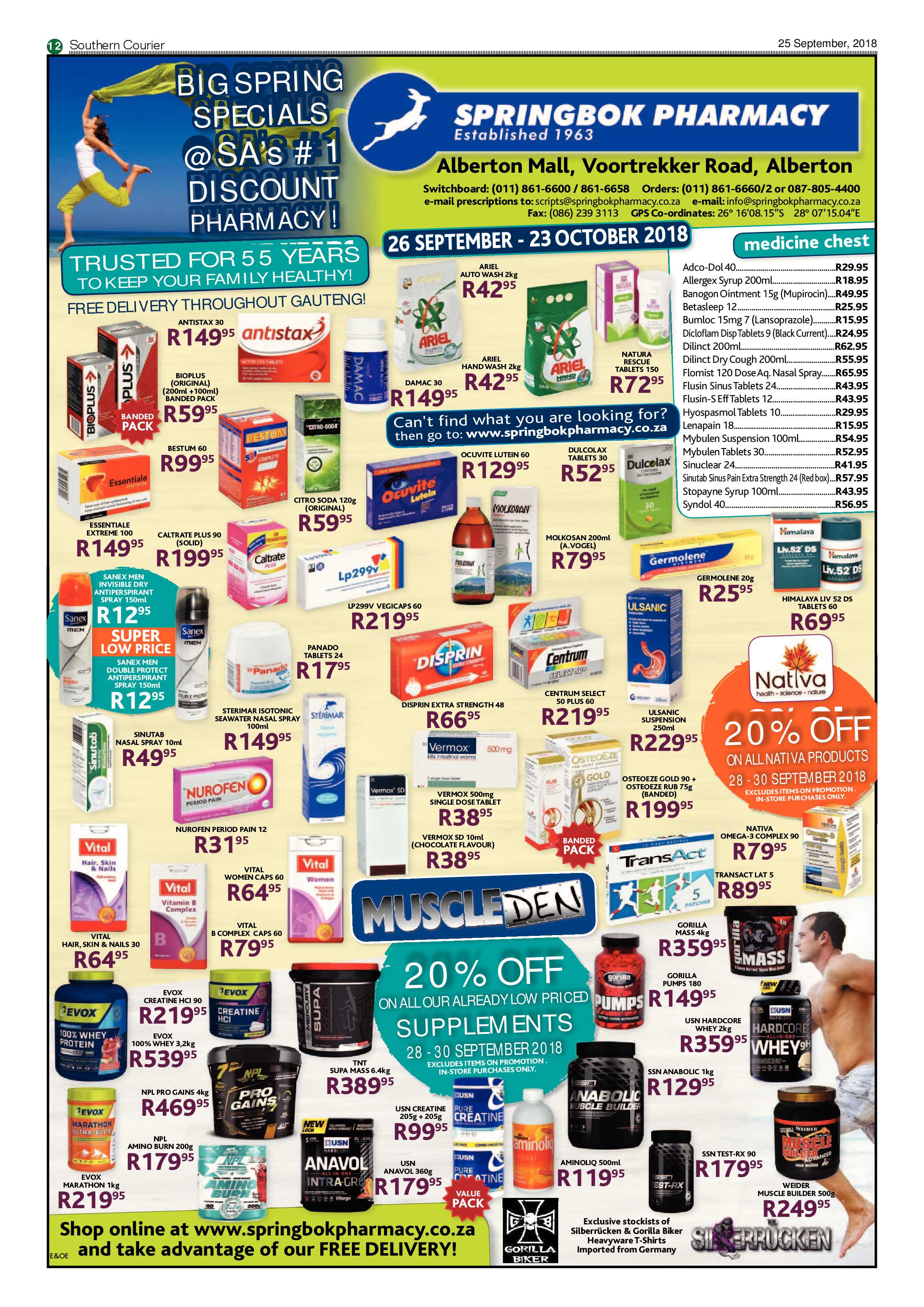 Southern Courier 25 September 2018 page 12