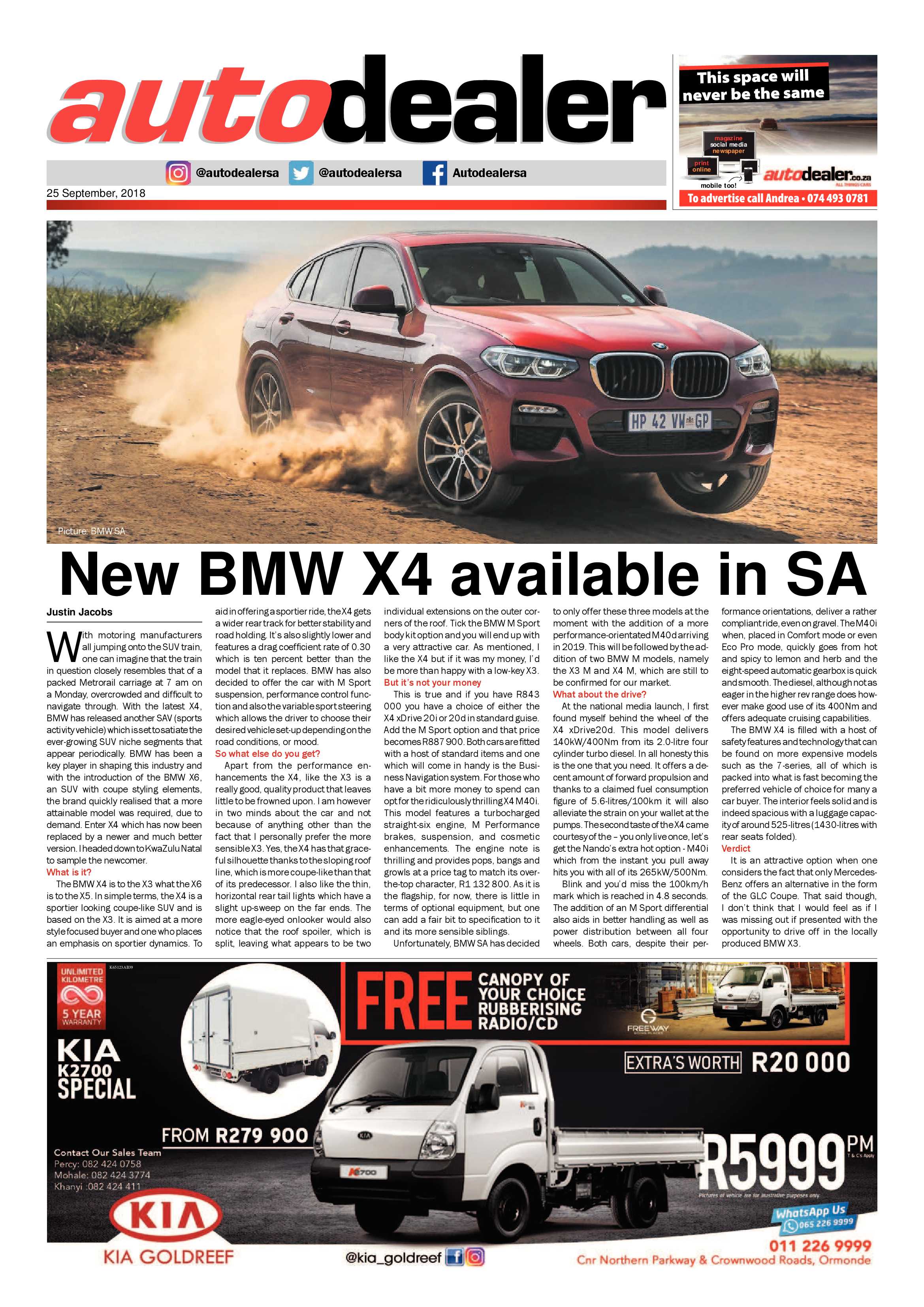 Southern Courier 25 September 2018 page 23