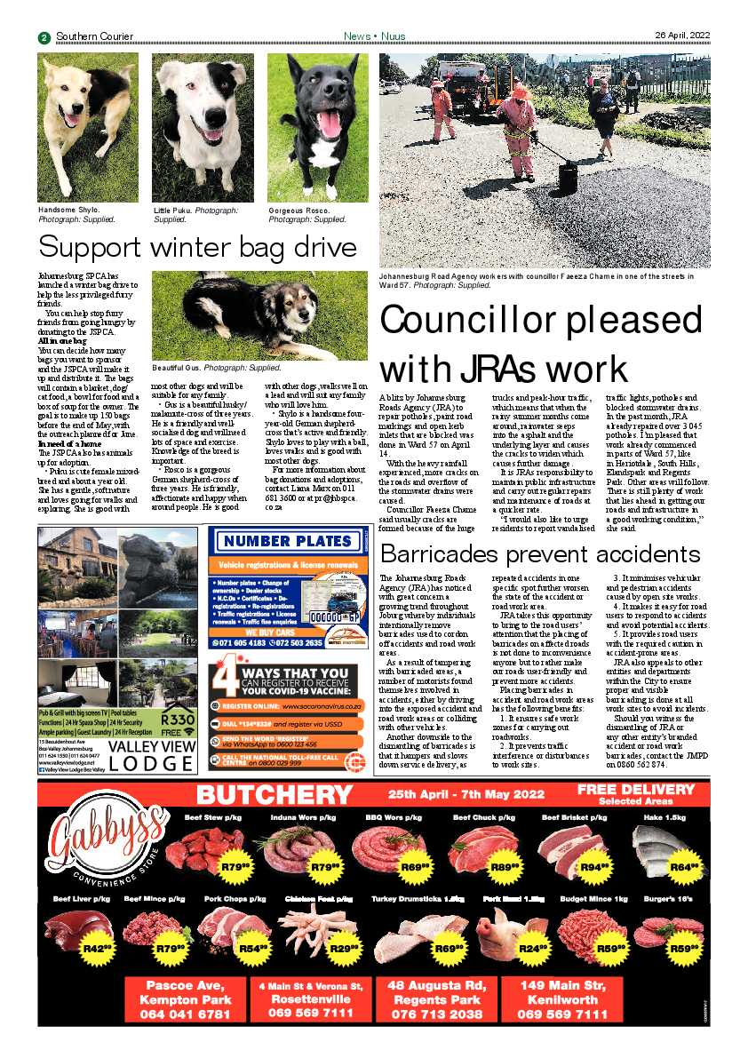 Southern Courier 26 April 2022 page 4