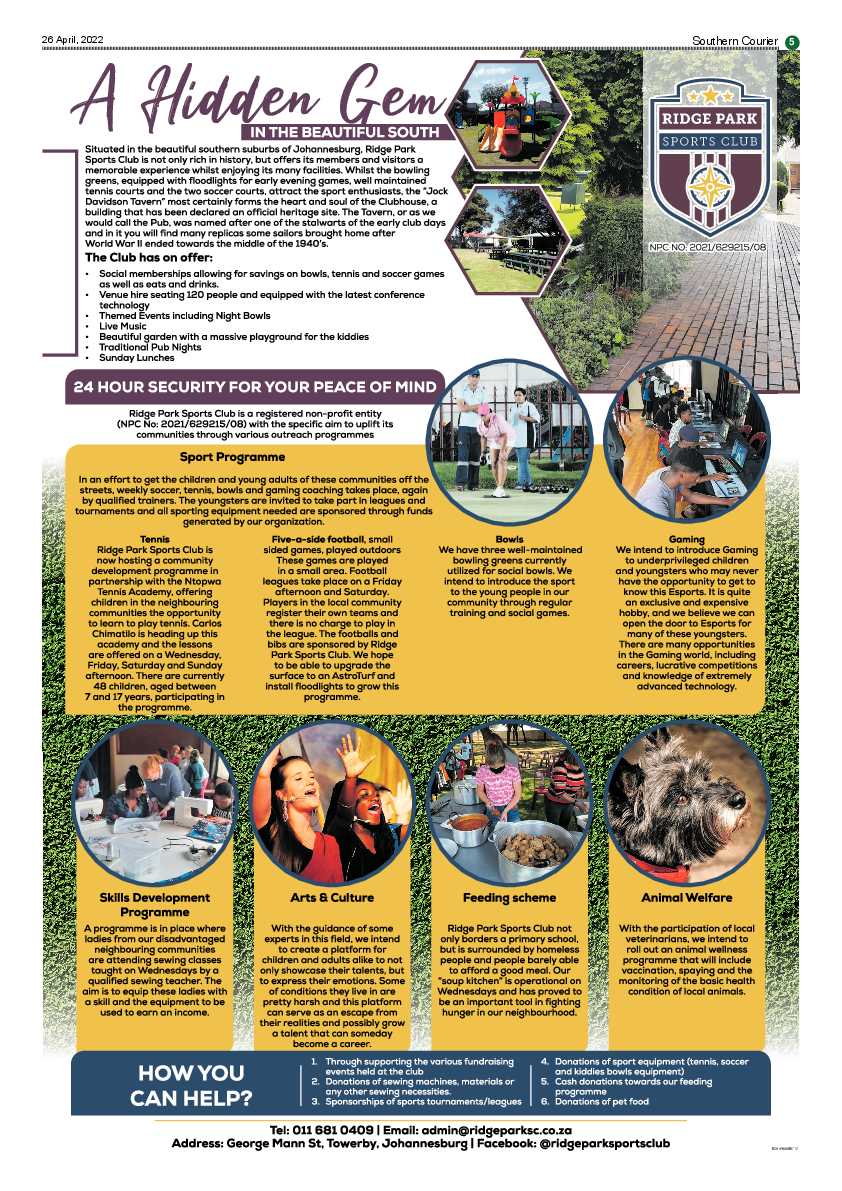 Southern Courier 26 April 2022 page 7