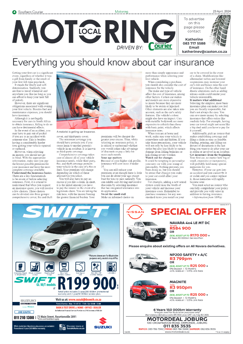 Southern Courier 26 April 2024 page 6