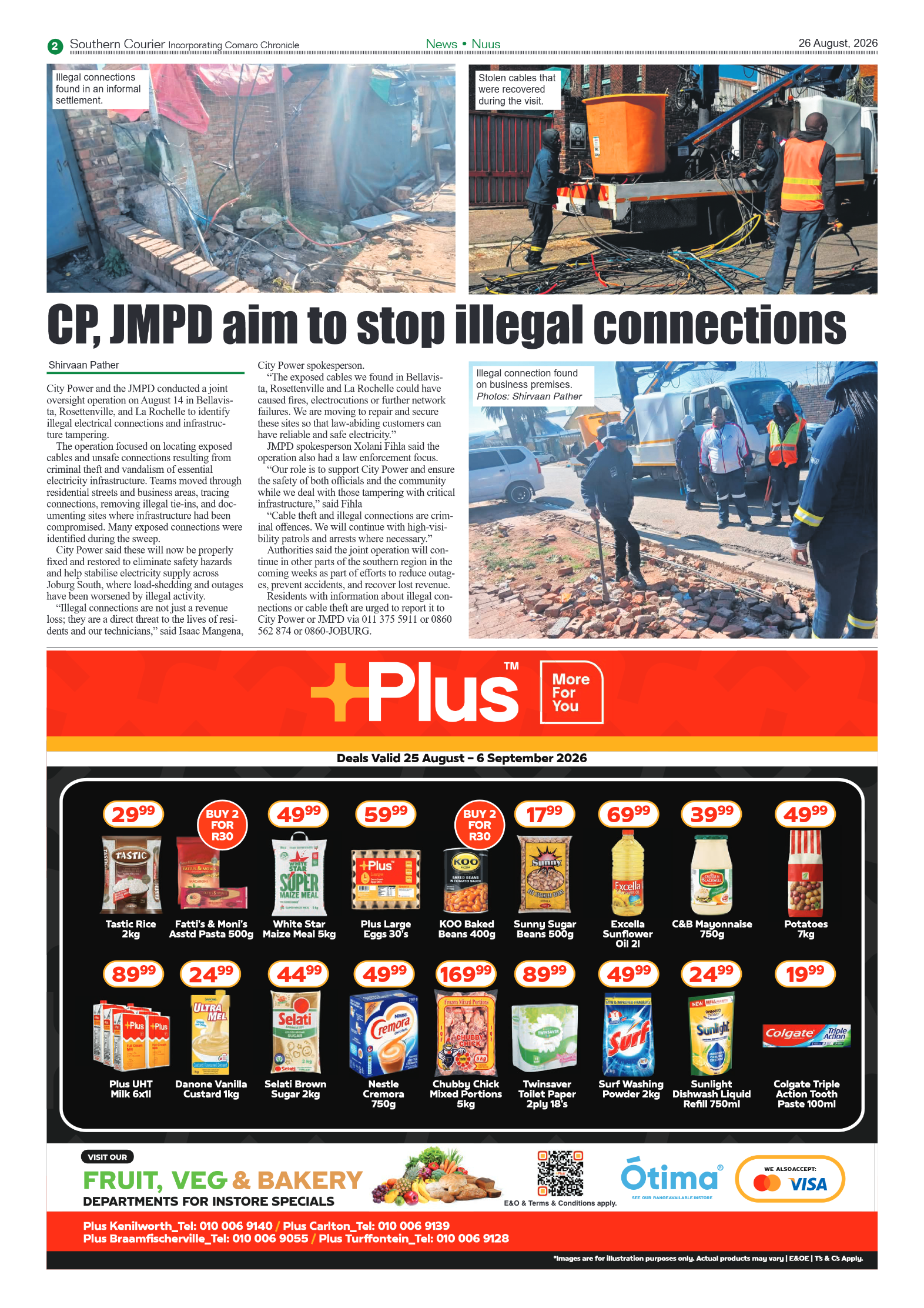 Southern Courier 26 August 2026 page 2