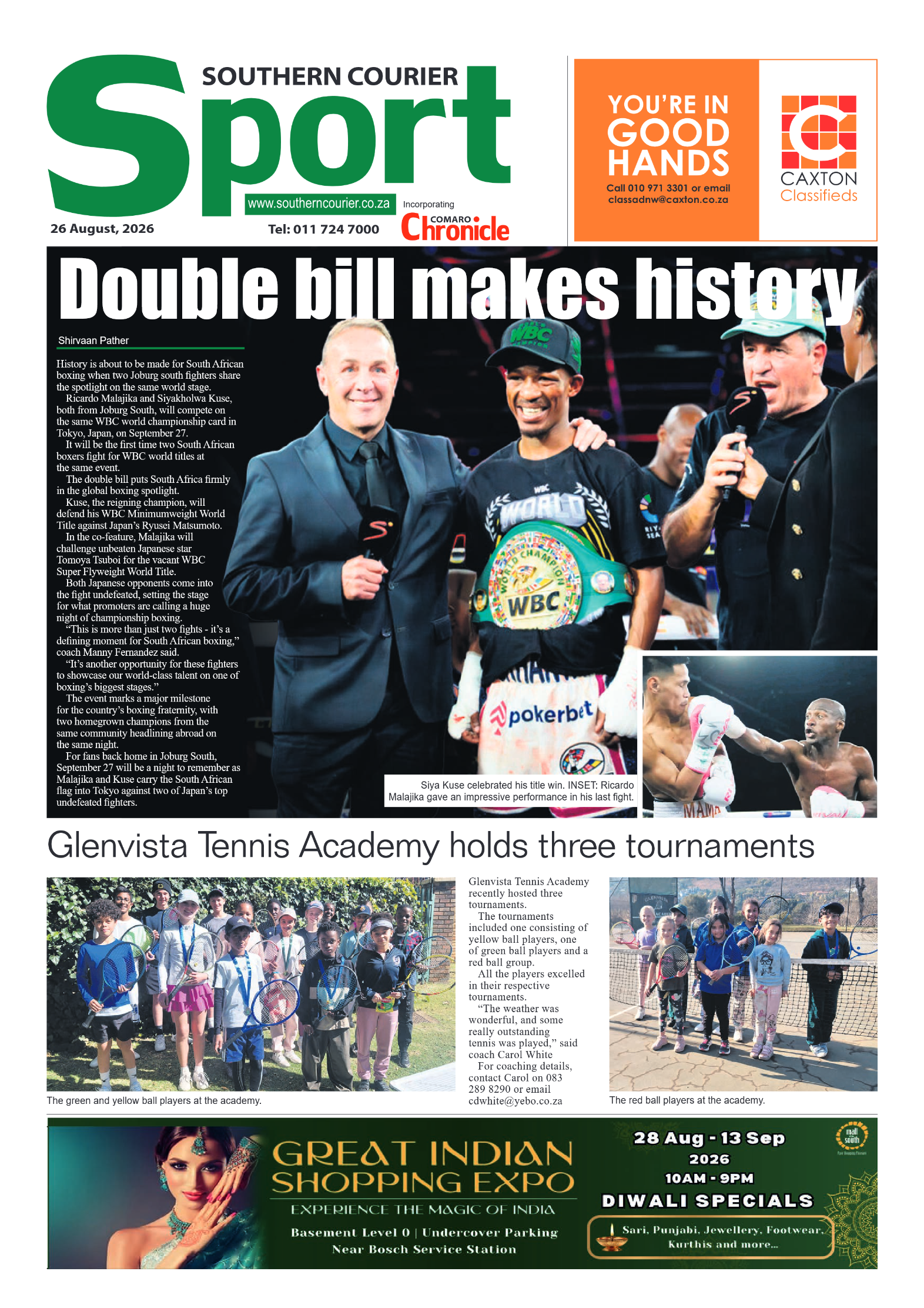 Southern Courier 26 August 2026 page 8