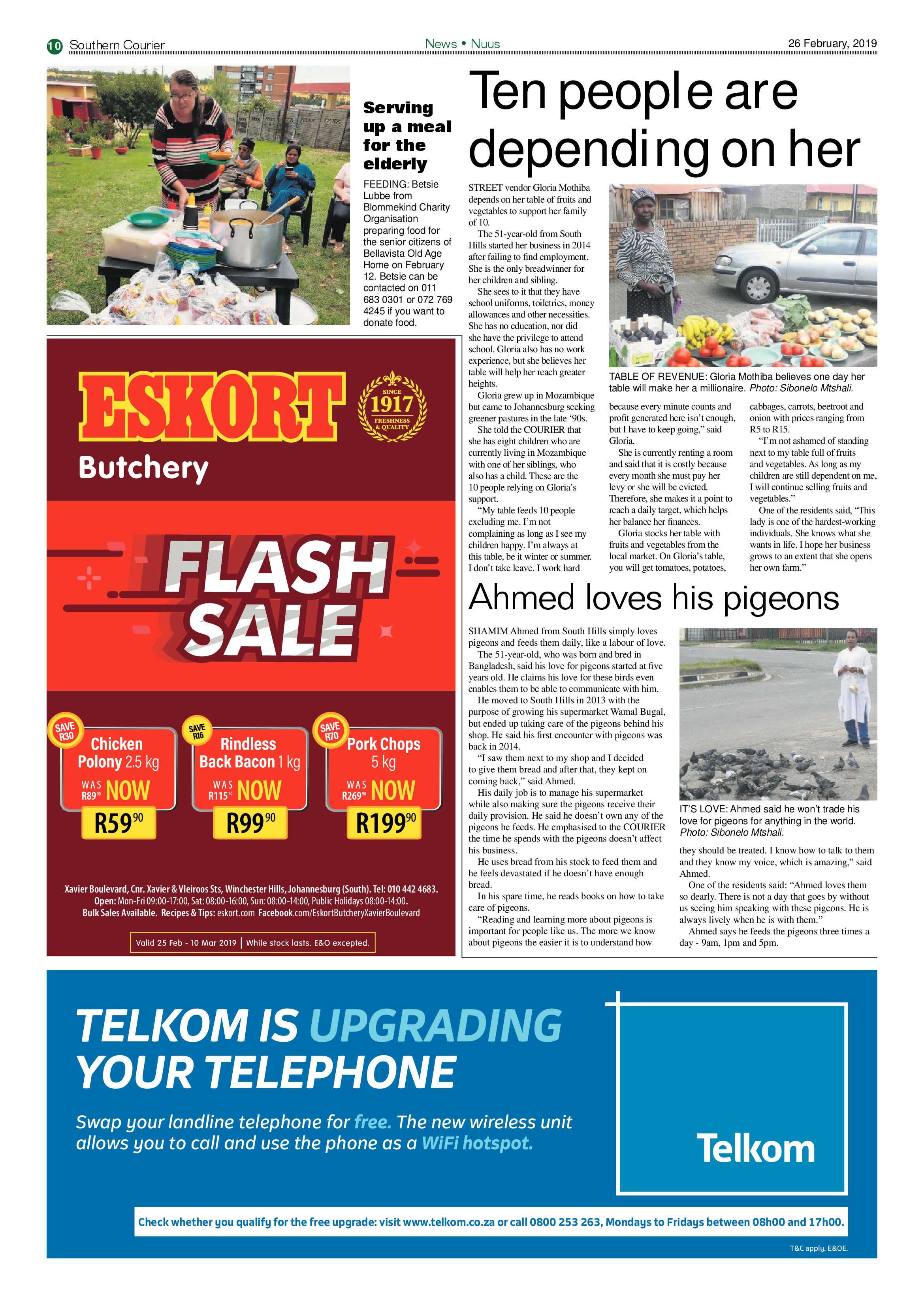Southern Courier 26 February 2019 page 10
