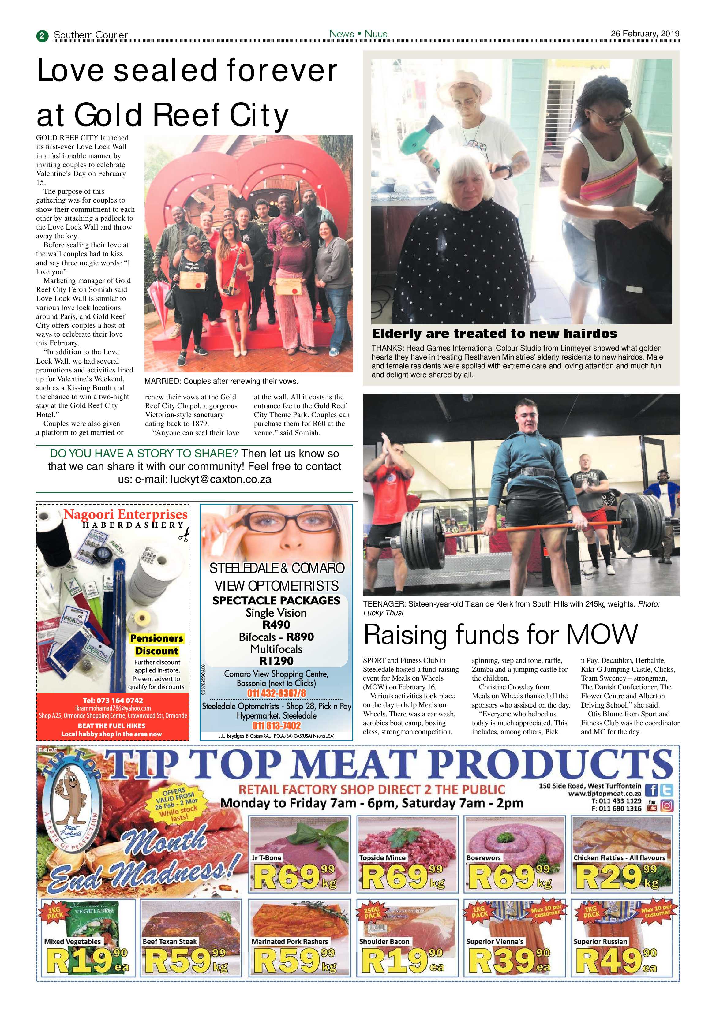 Southern Courier 26 February 2019 page 2
