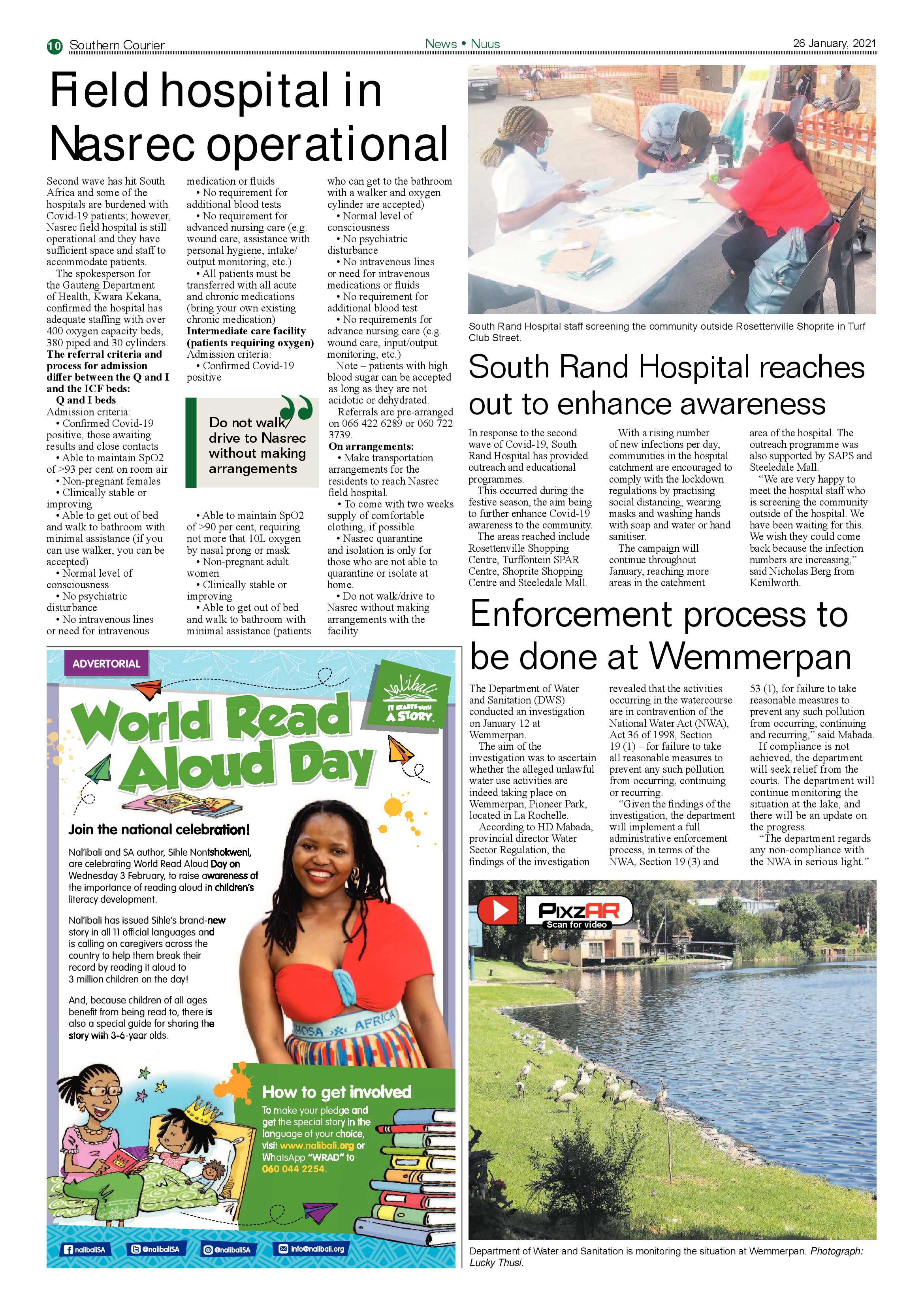 Southern Courier 26 January 2021 page 10
