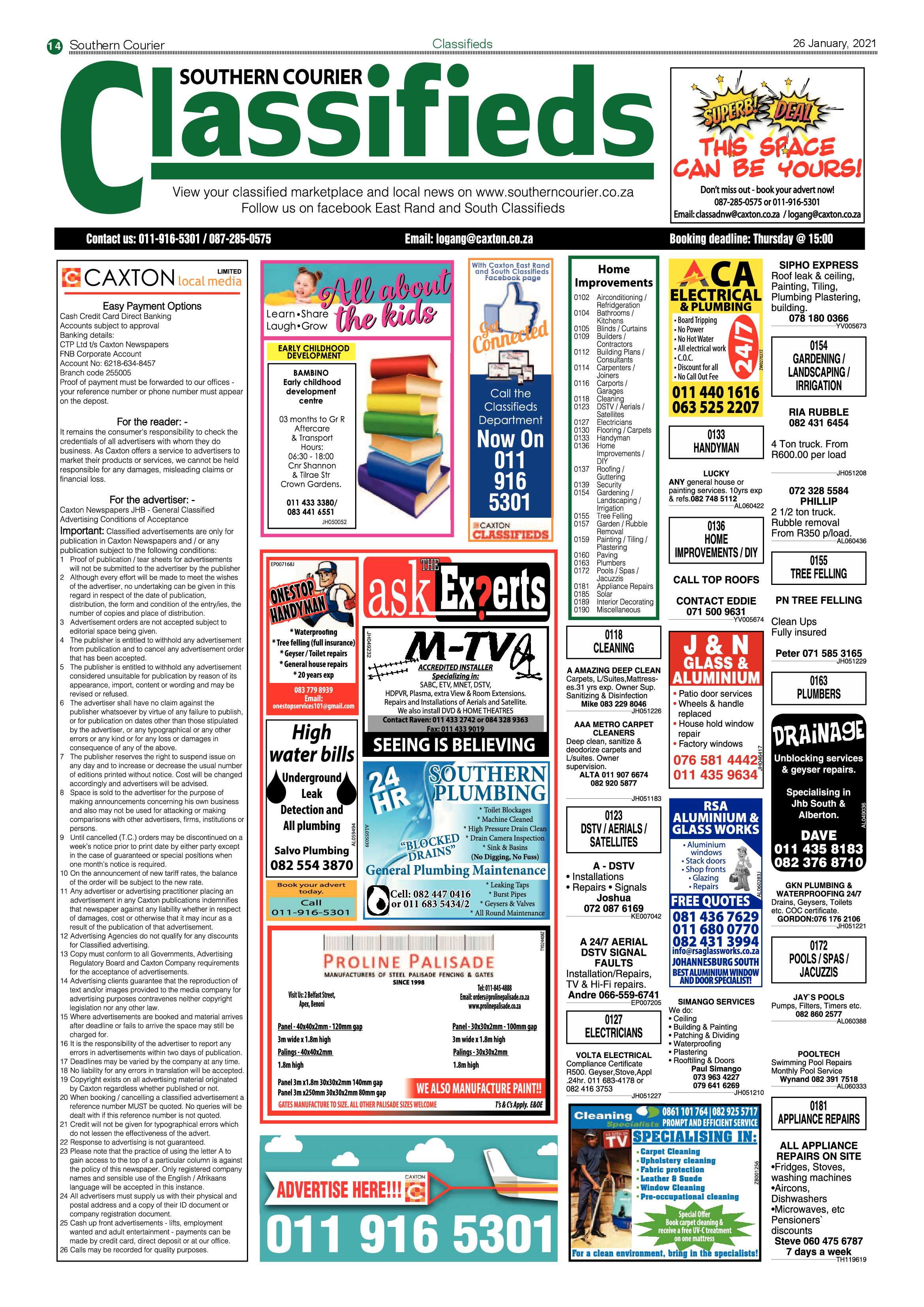 Southern Courier 26 January 2021 page 14