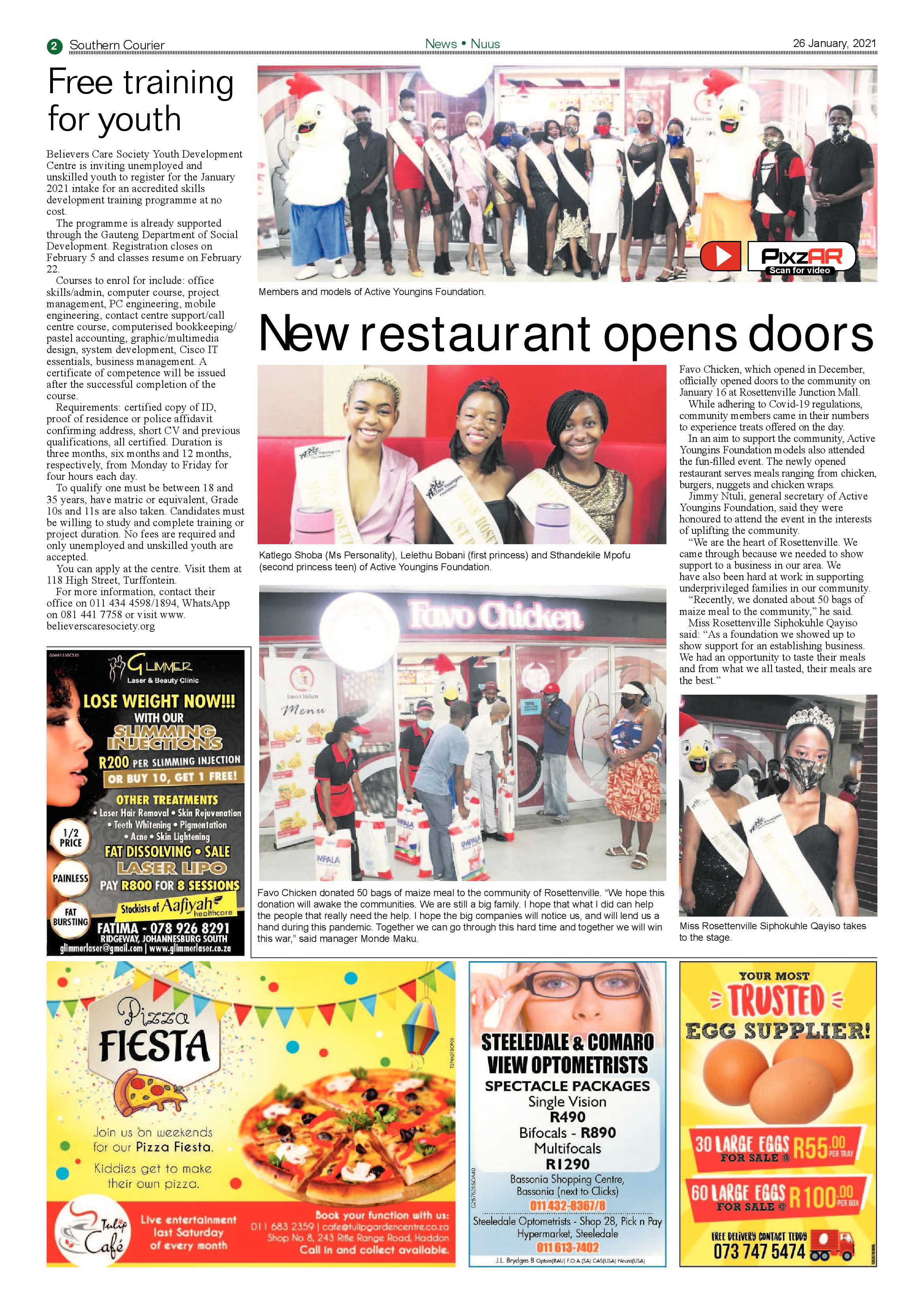 Southern Courier 26 January 2021 page 2