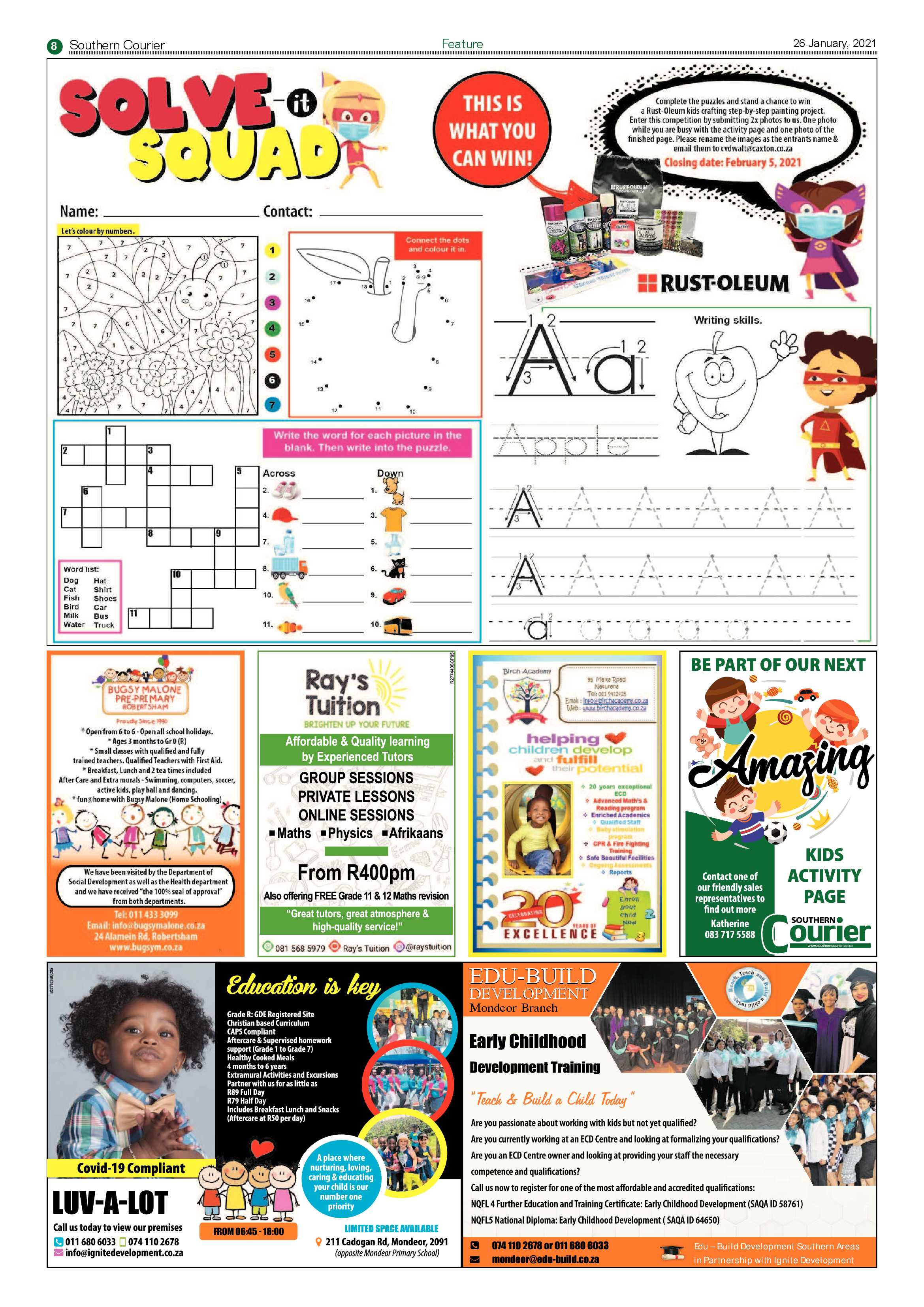 Southern Courier 26 January 2021 page 8