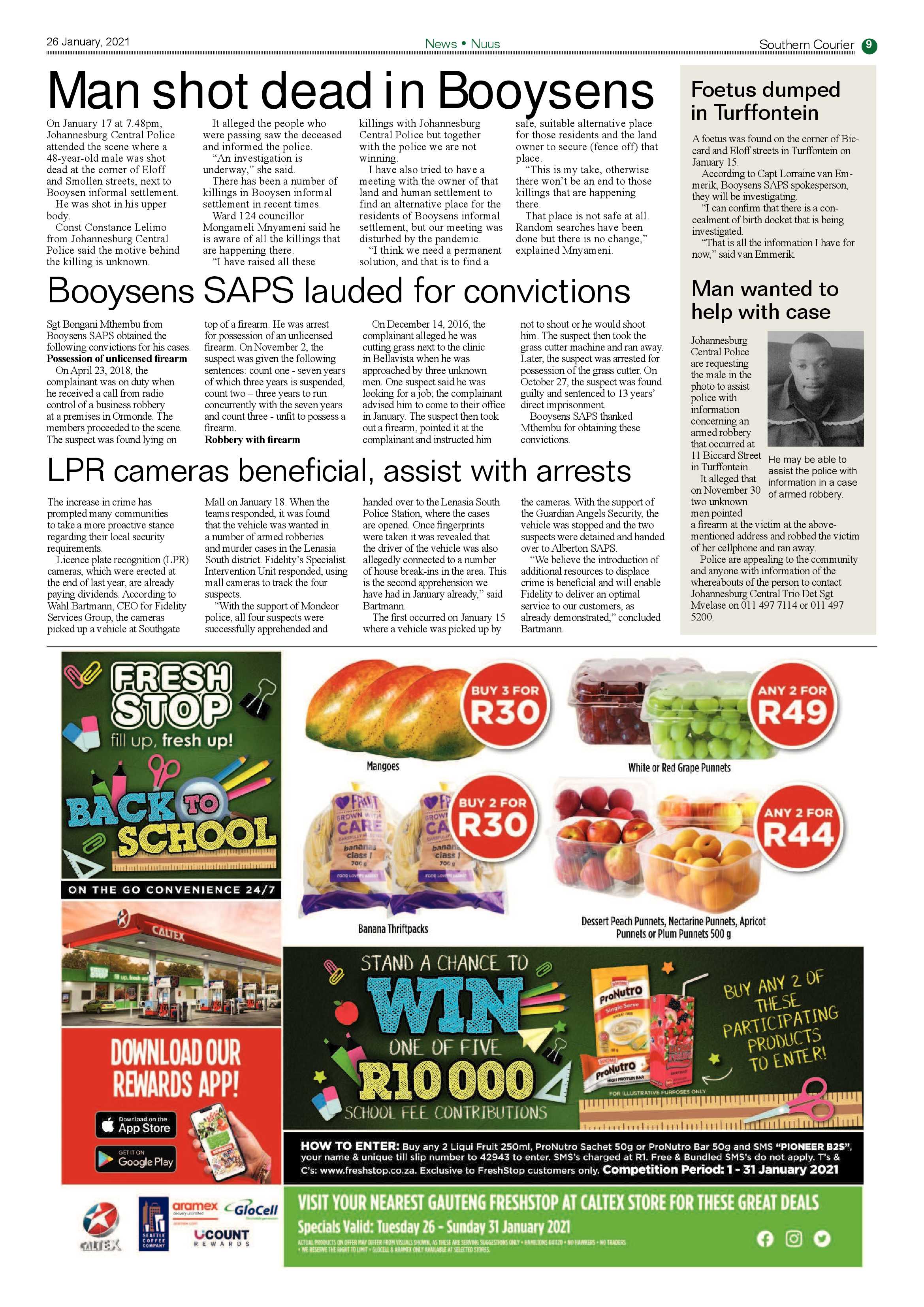 Southern Courier 26 January 2021 page 9