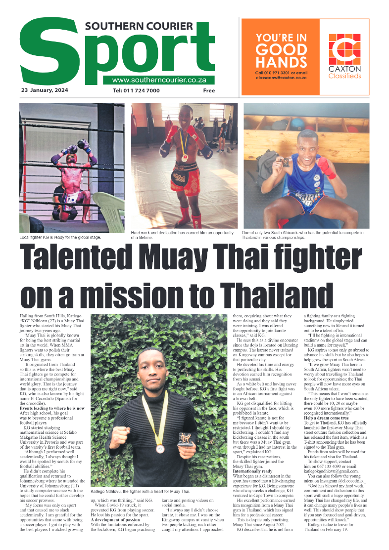 Southern Courier 26 January 2024 page 12