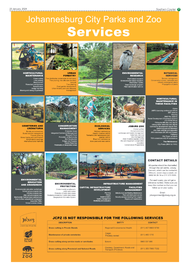 Southern Courier 26 January 2024 page 7