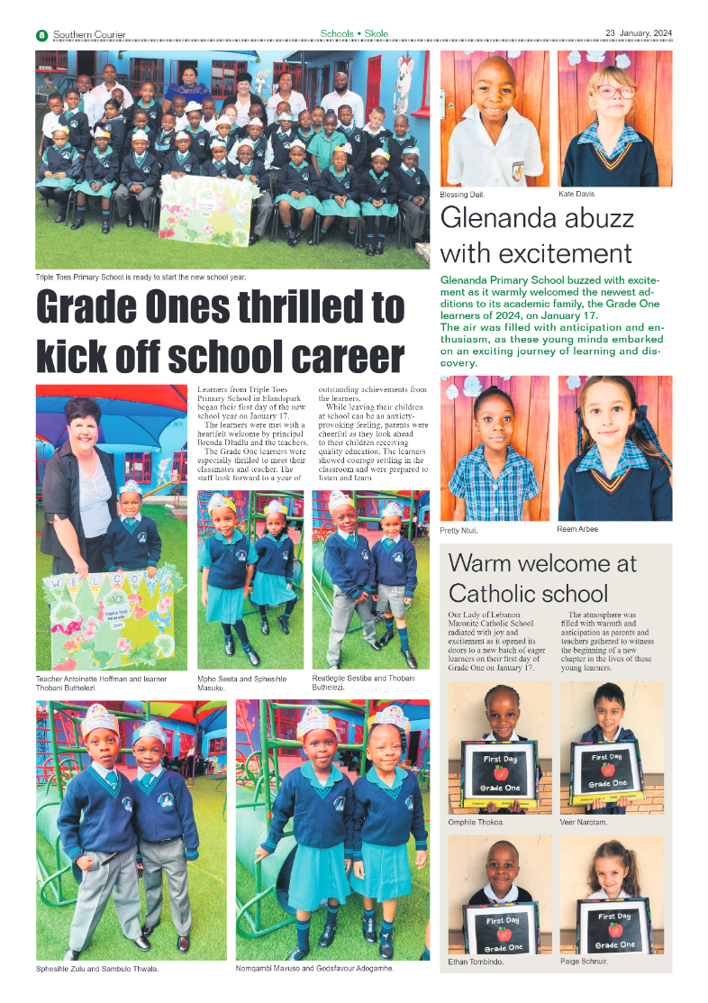 Southern Courier 26 January 2024 page 8