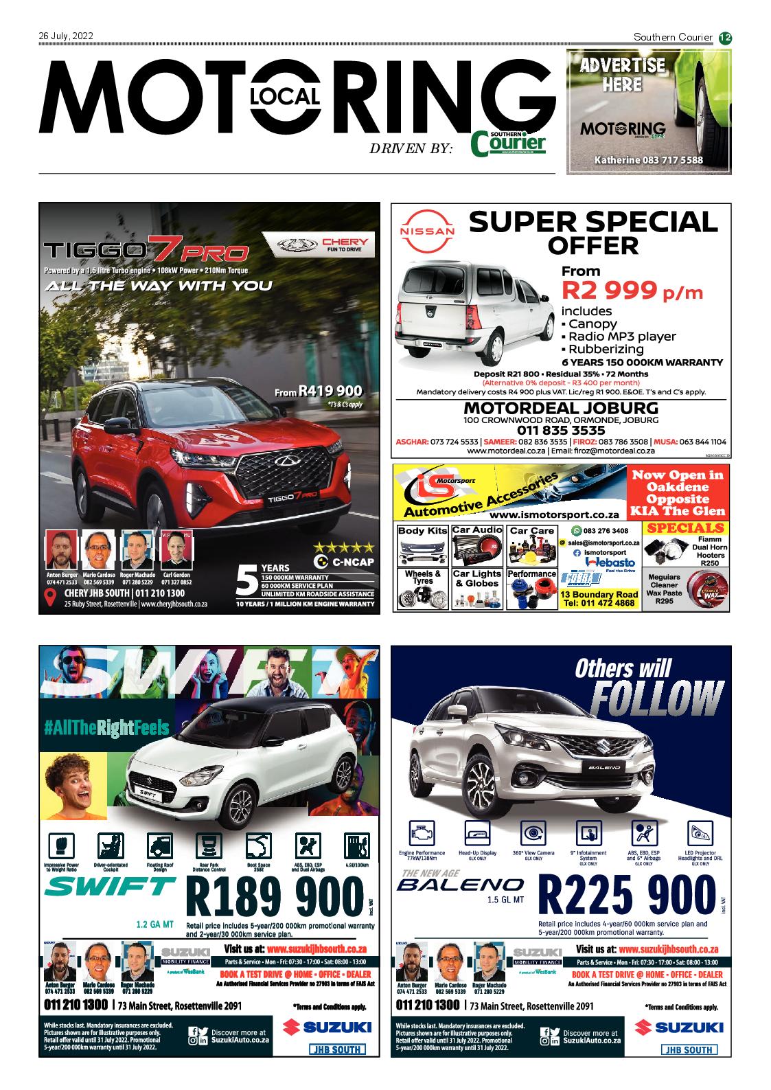Southern Courier 26 July 2022 page 14