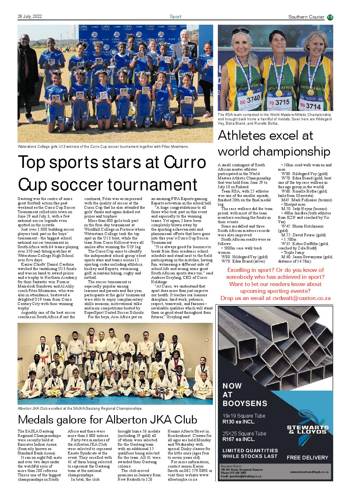 Southern Courier 26 July 2022 page 17