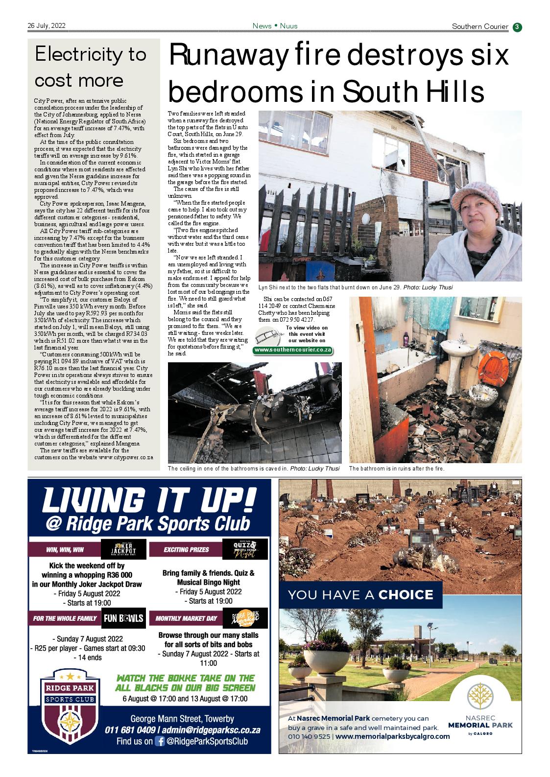 Southern Courier 26 July 2022 page 5