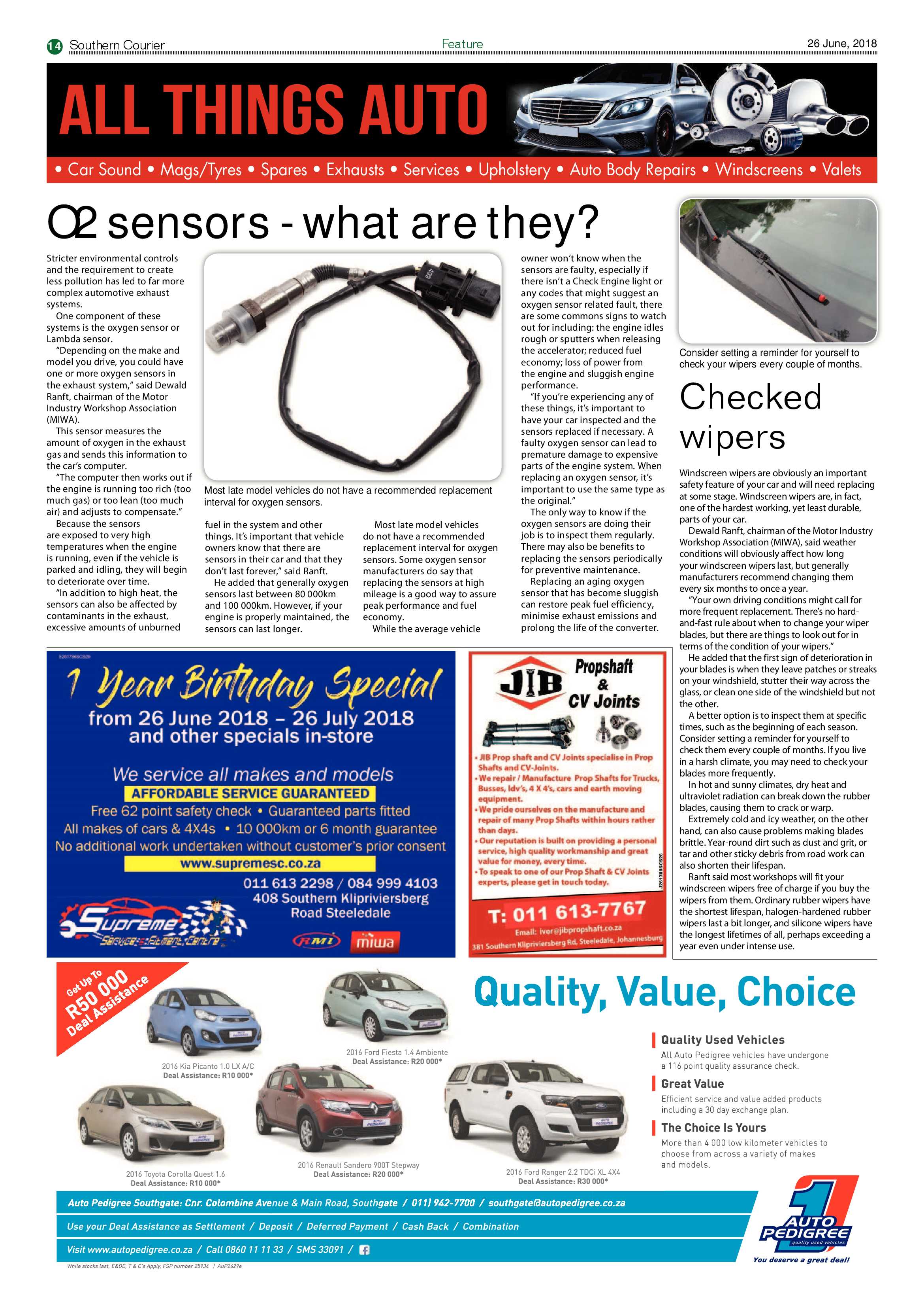 Southern Courier 26 June 2018 page 14