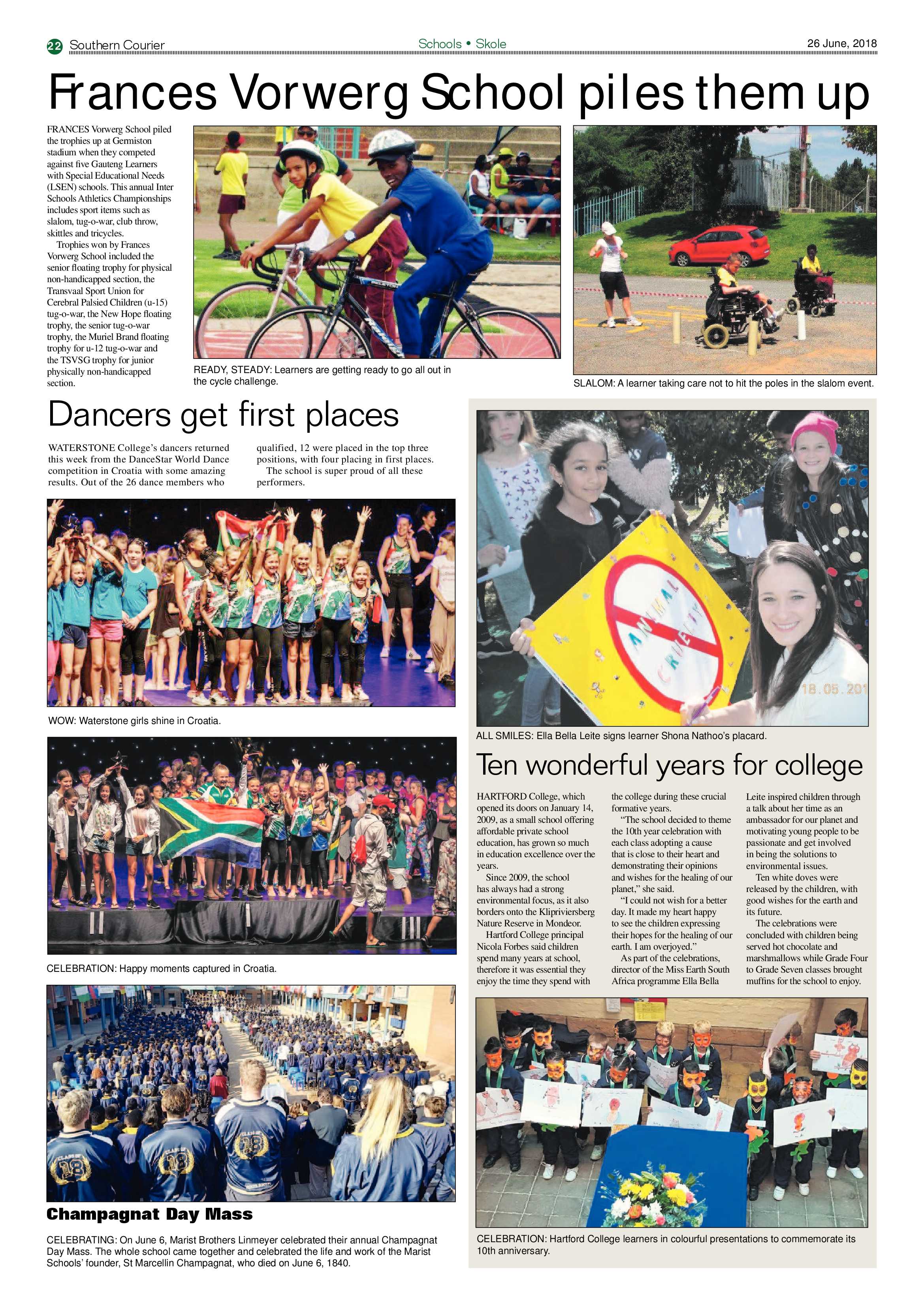 Southern Courier 26 June 2018 page 22
