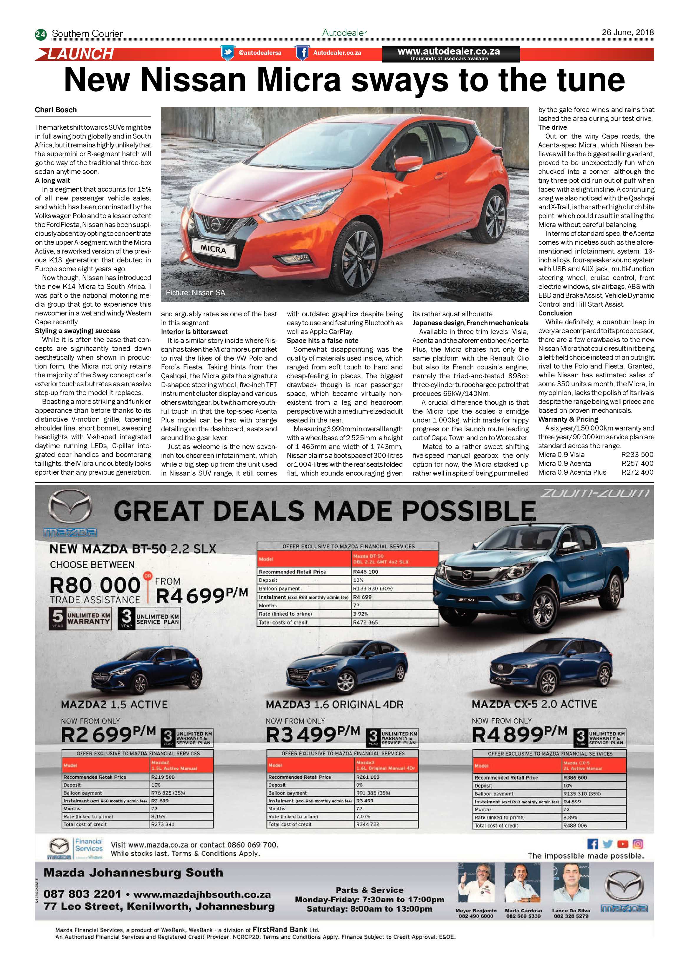 Southern Courier 26 June 2018 page 24