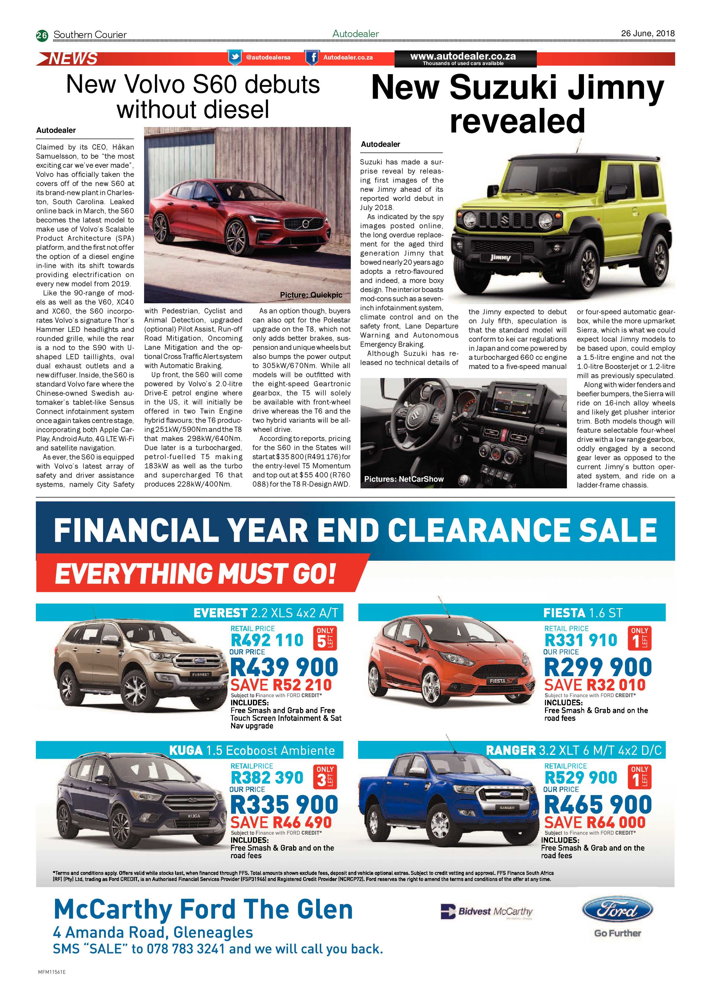 Southern Courier 26 June 2018 page 26