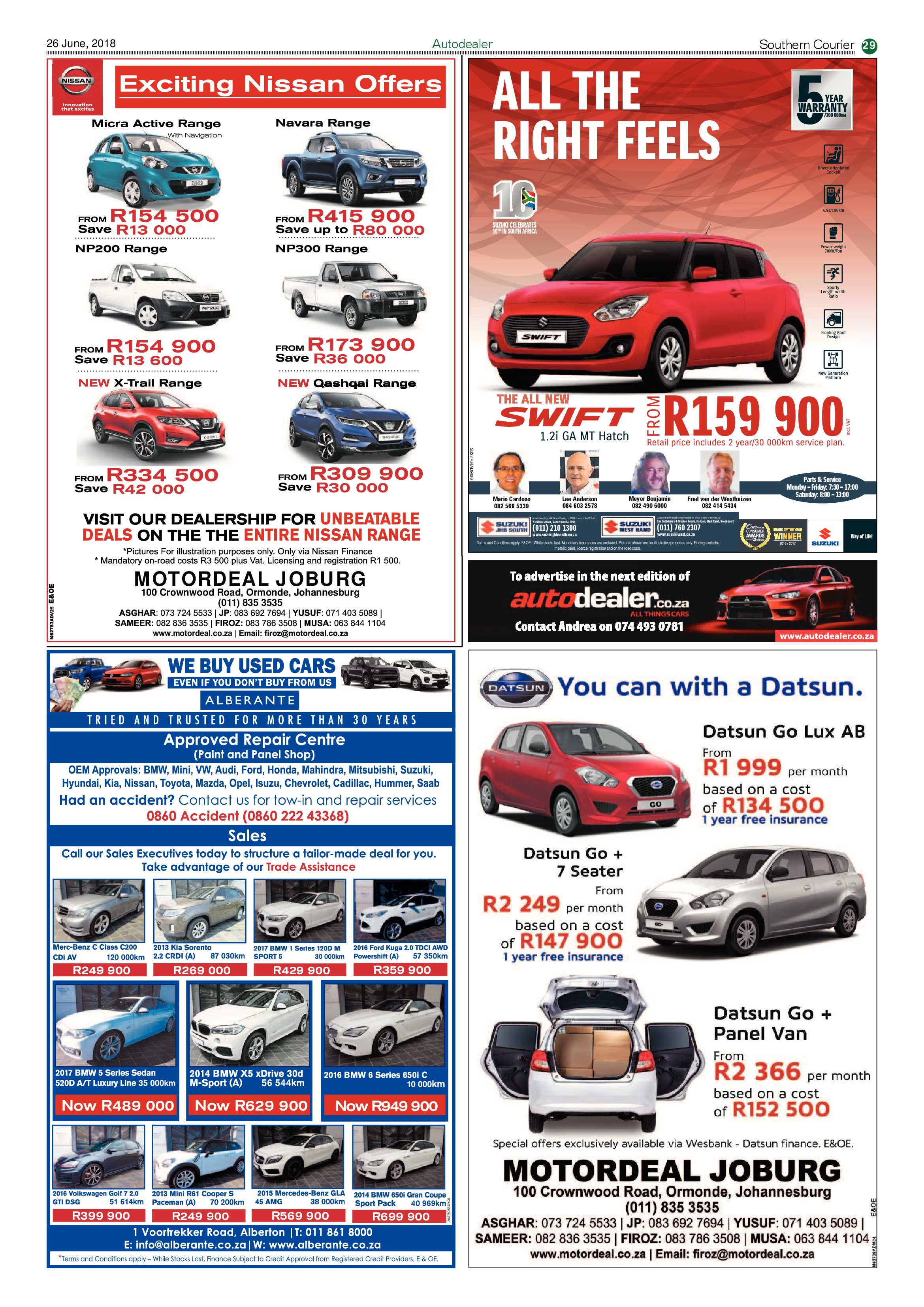 Southern Courier 26 June 2018 page 29