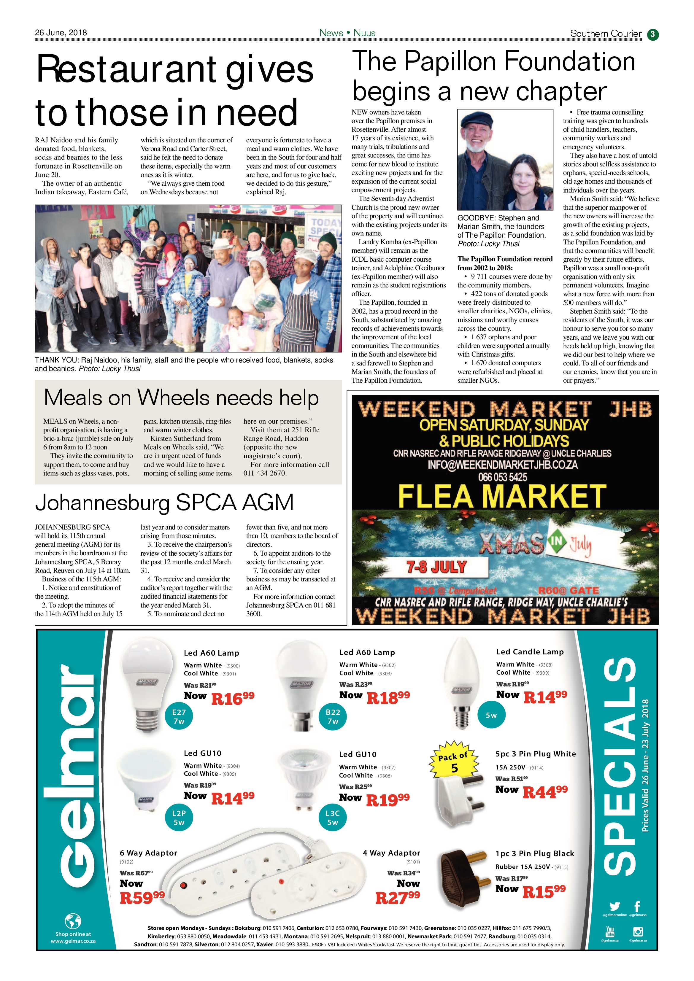 Southern Courier 26 June 2018 page 3