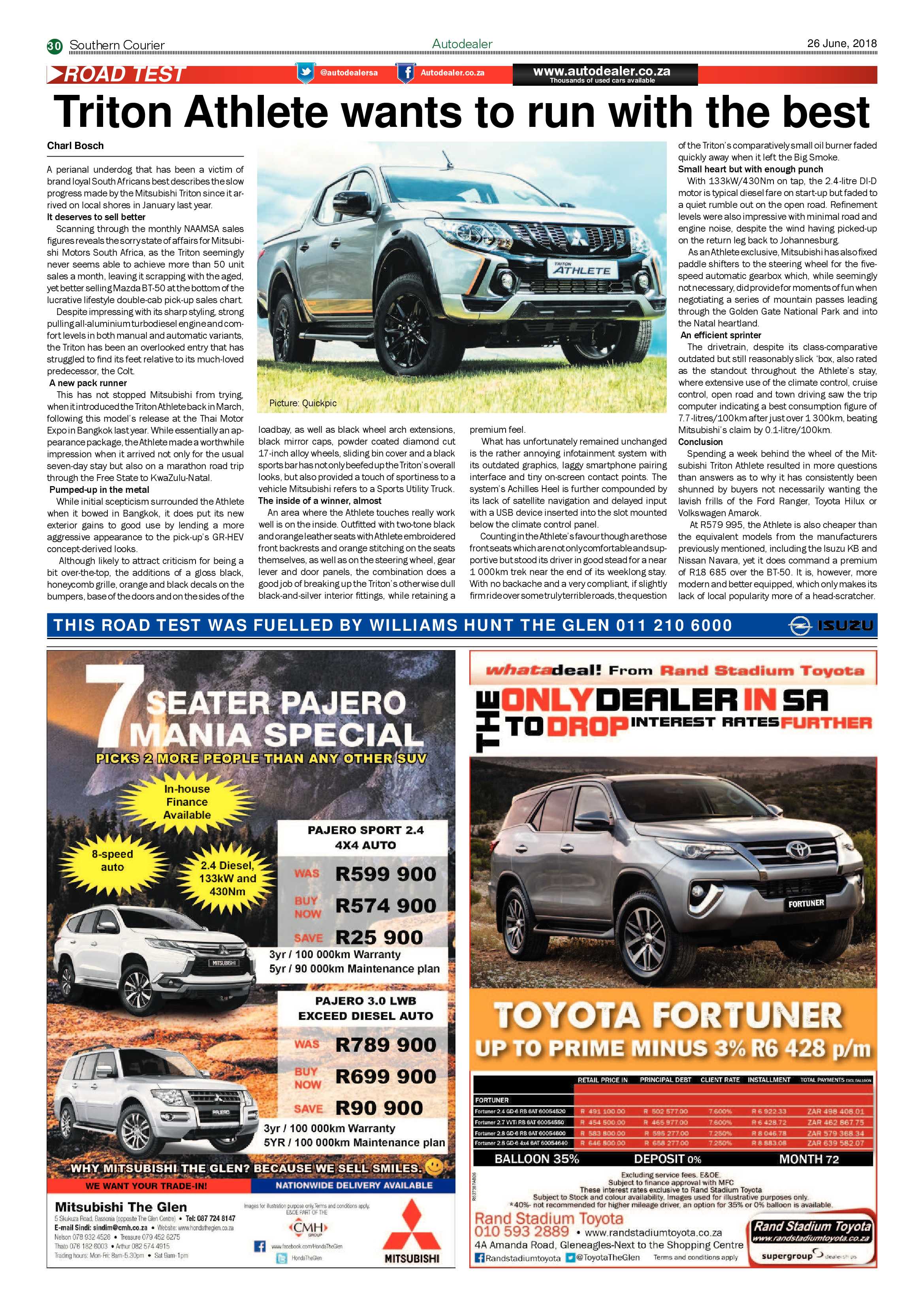 Southern Courier 26 June 2018 page 30