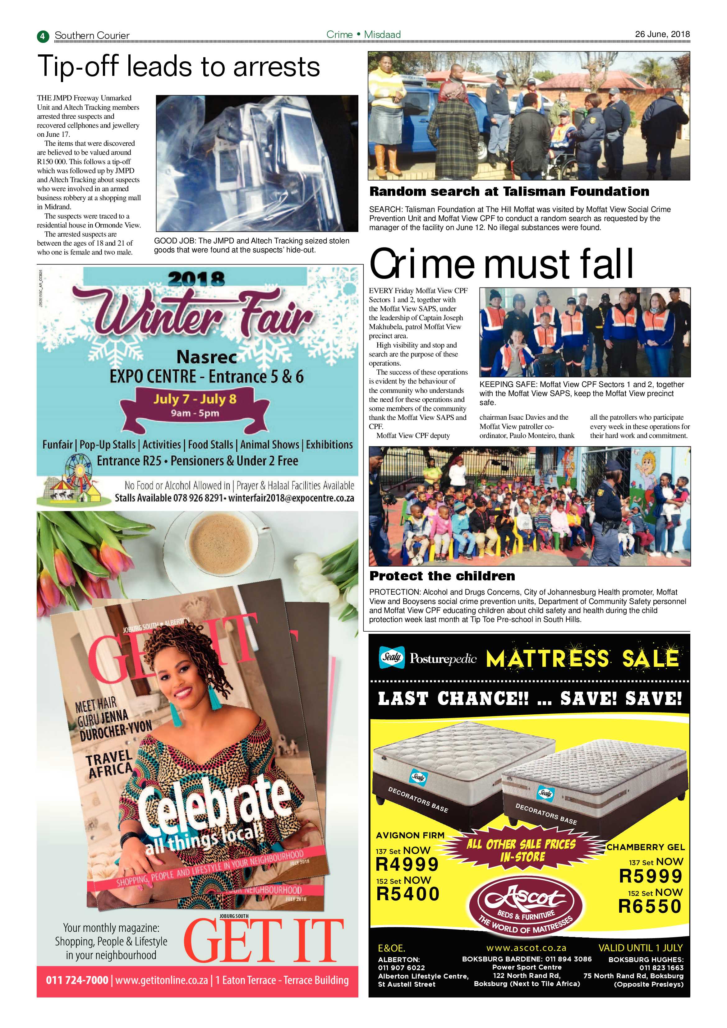 Southern Courier 26 June 2018 page 4