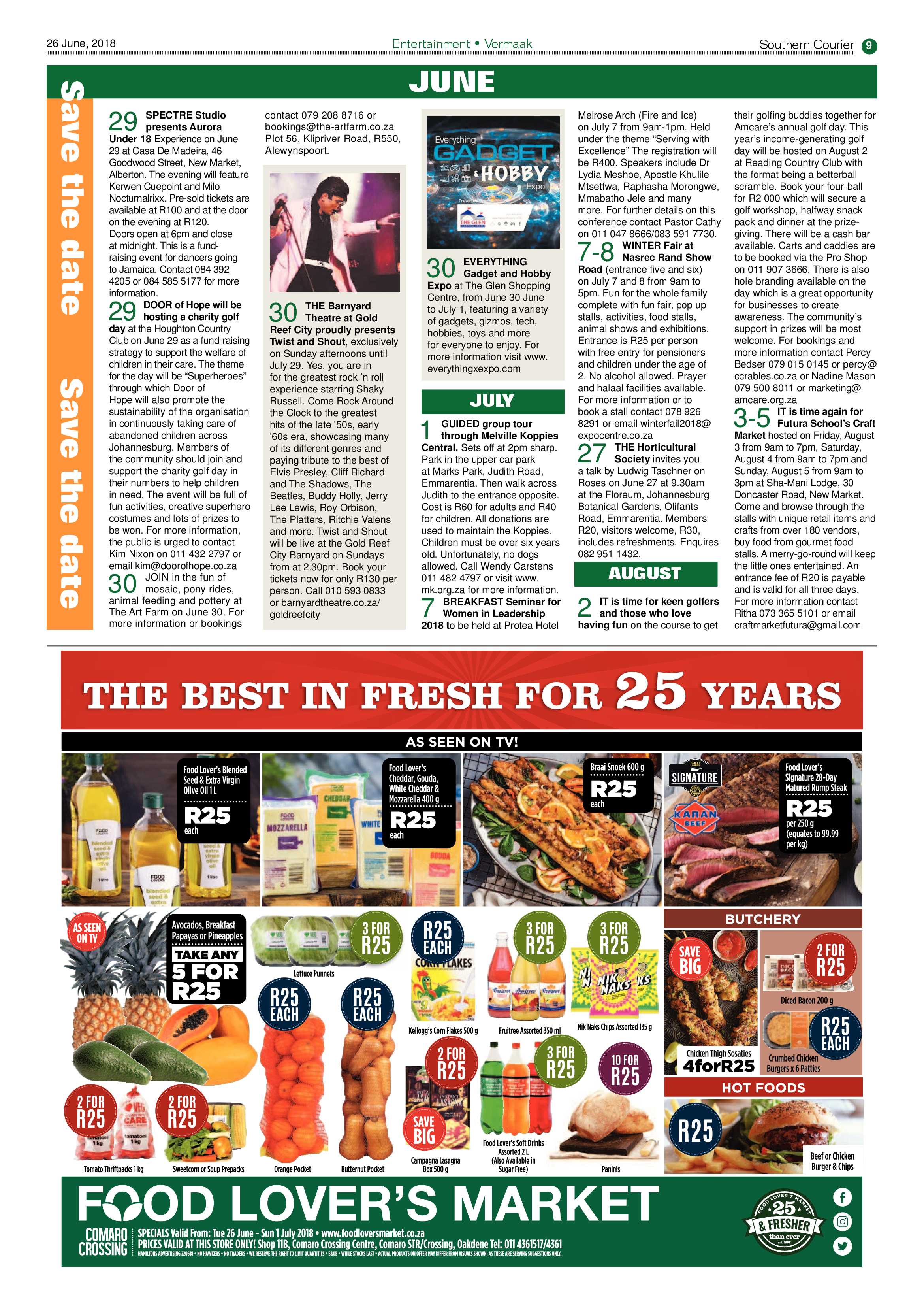 Southern Courier 26 June 2018 page 9