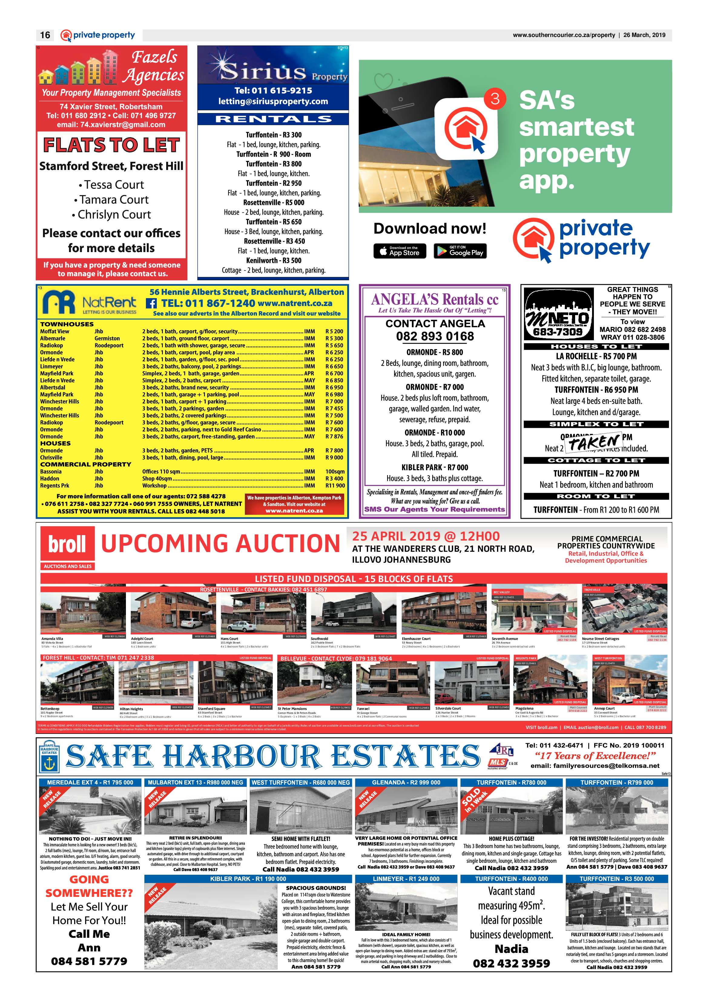 Southern Courier 26 March 2019 page 16