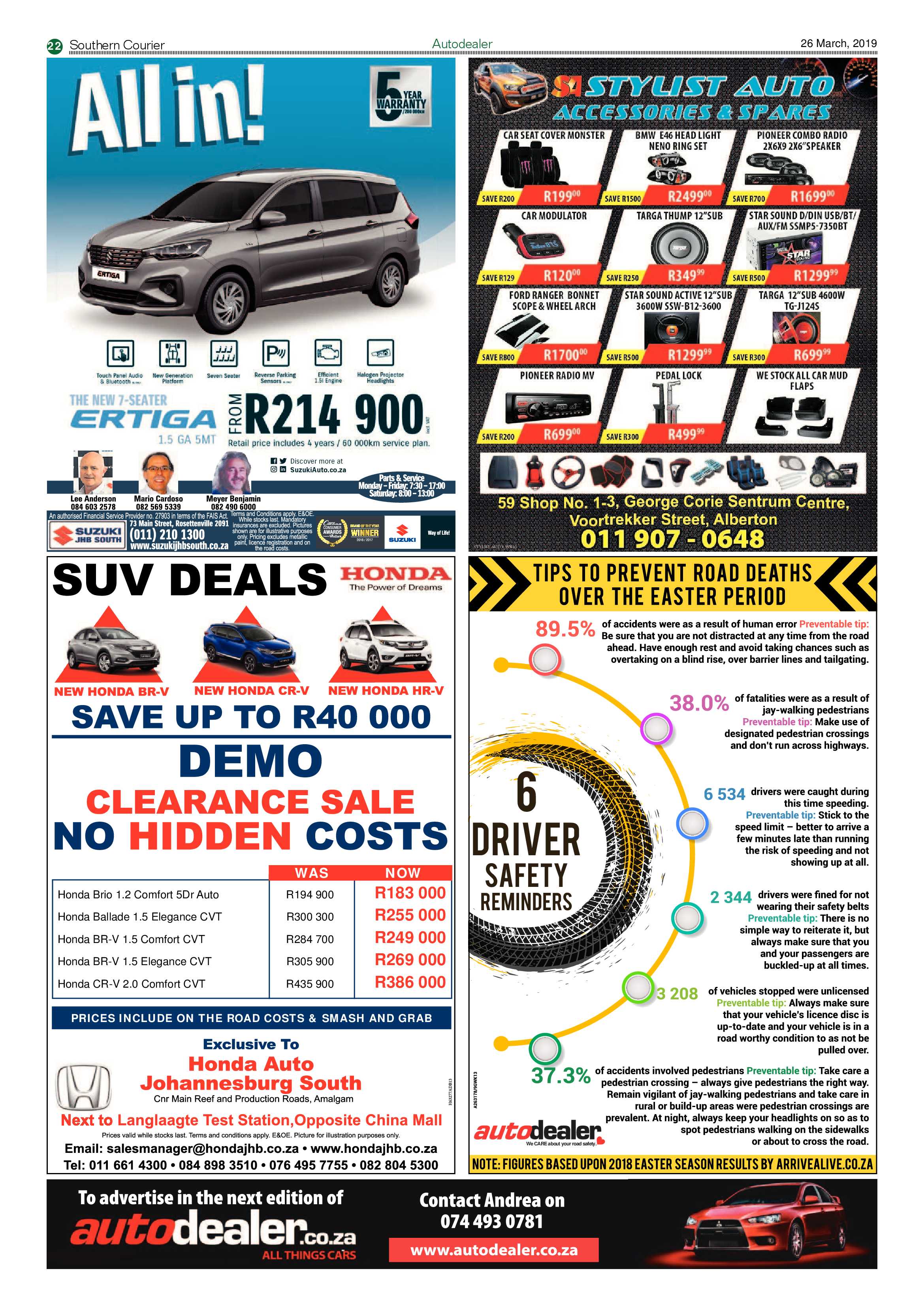Southern Courier 26 March 2019 page 22