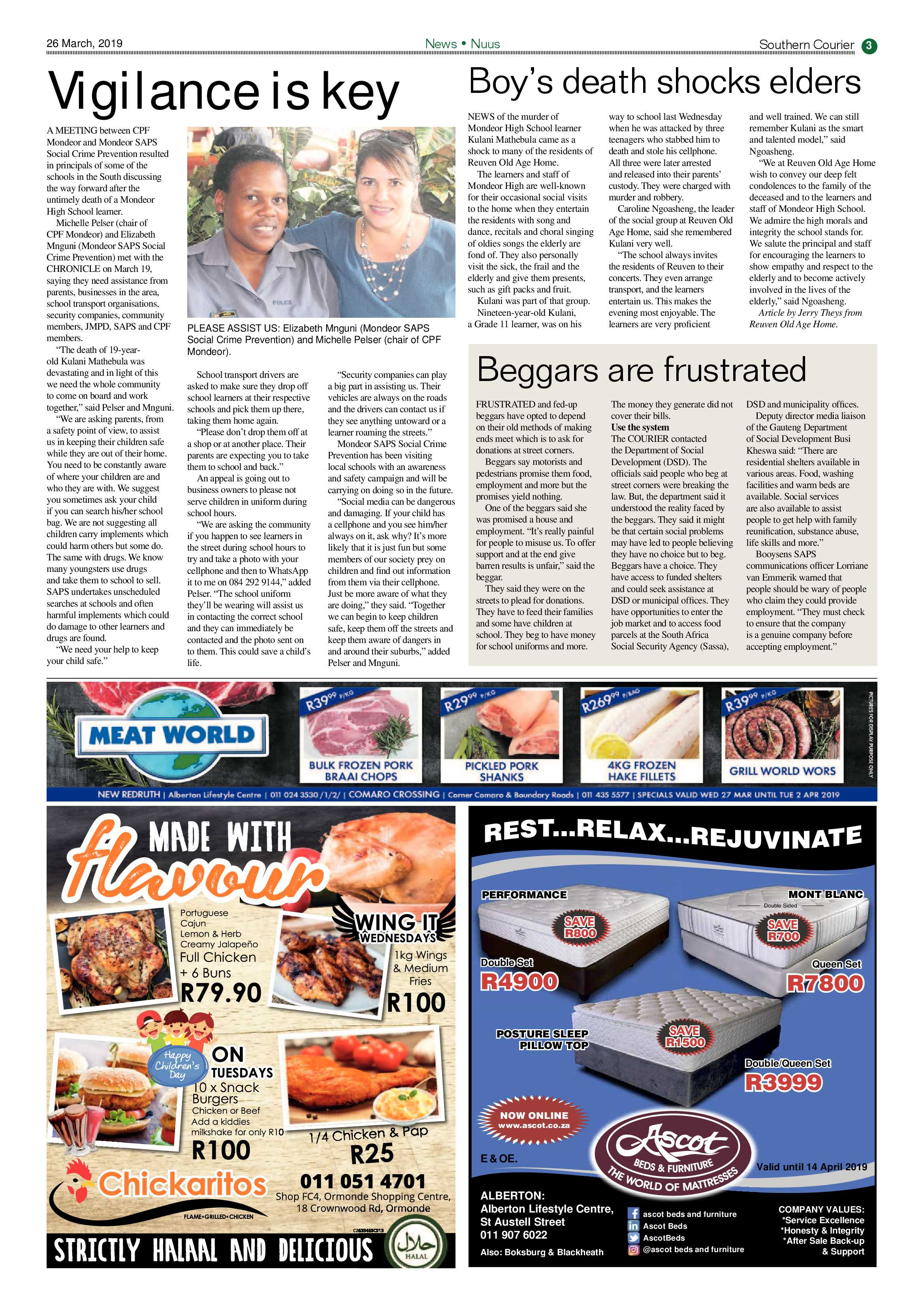 Southern Courier 26 March 2019 page 3