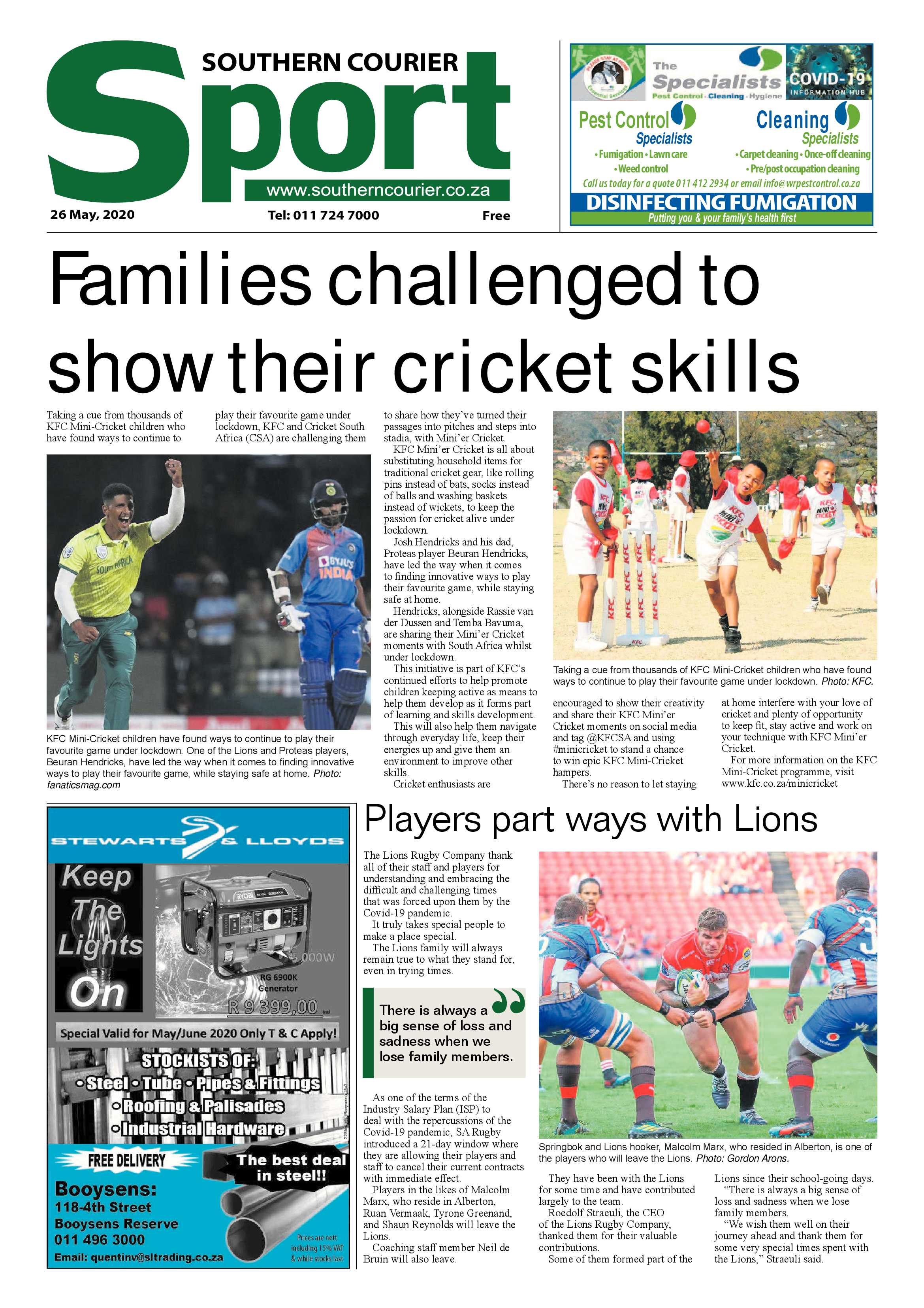 Southern Courier 26 May 2020 page 12