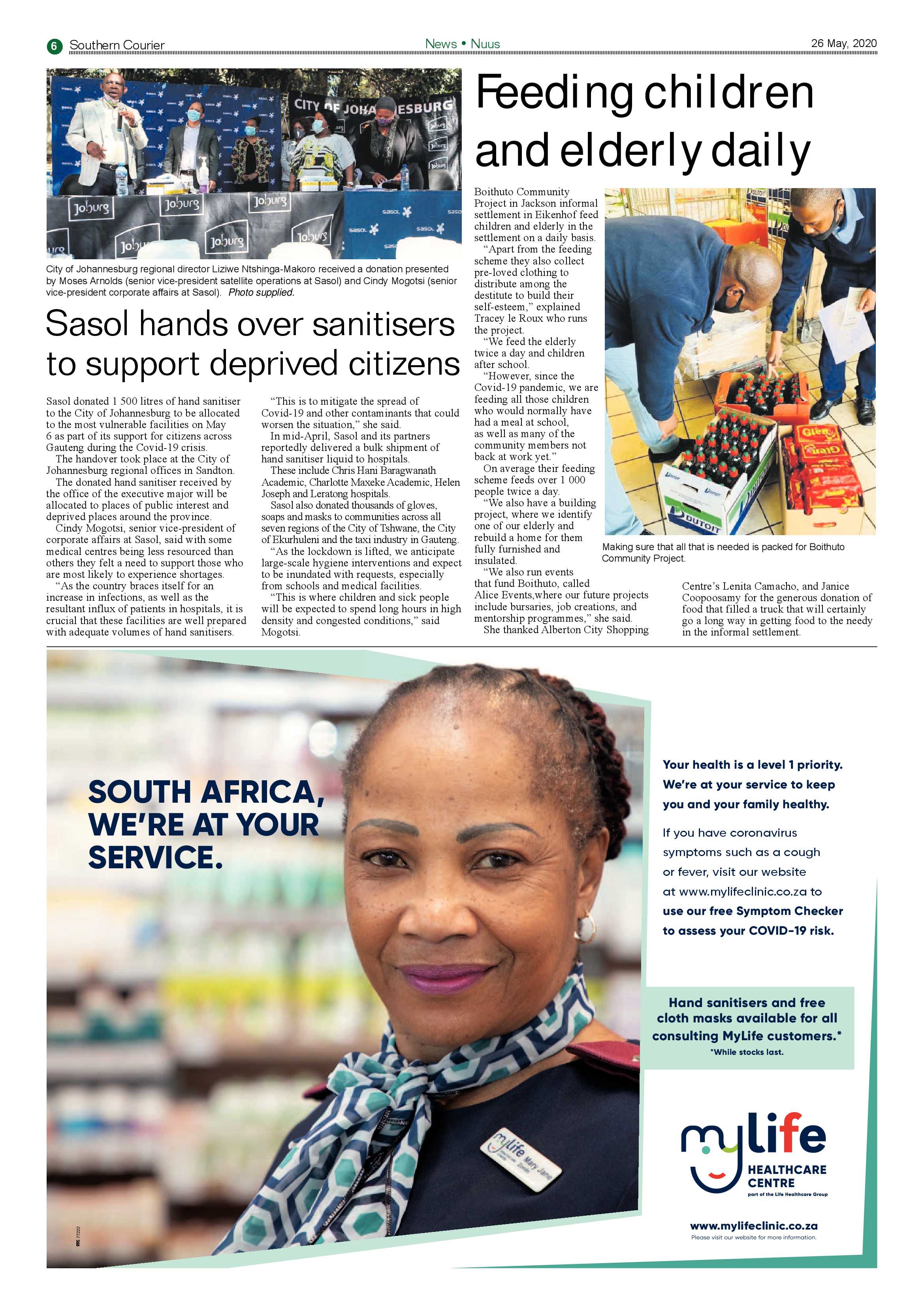 Southern Courier 26 May 2020 page 6