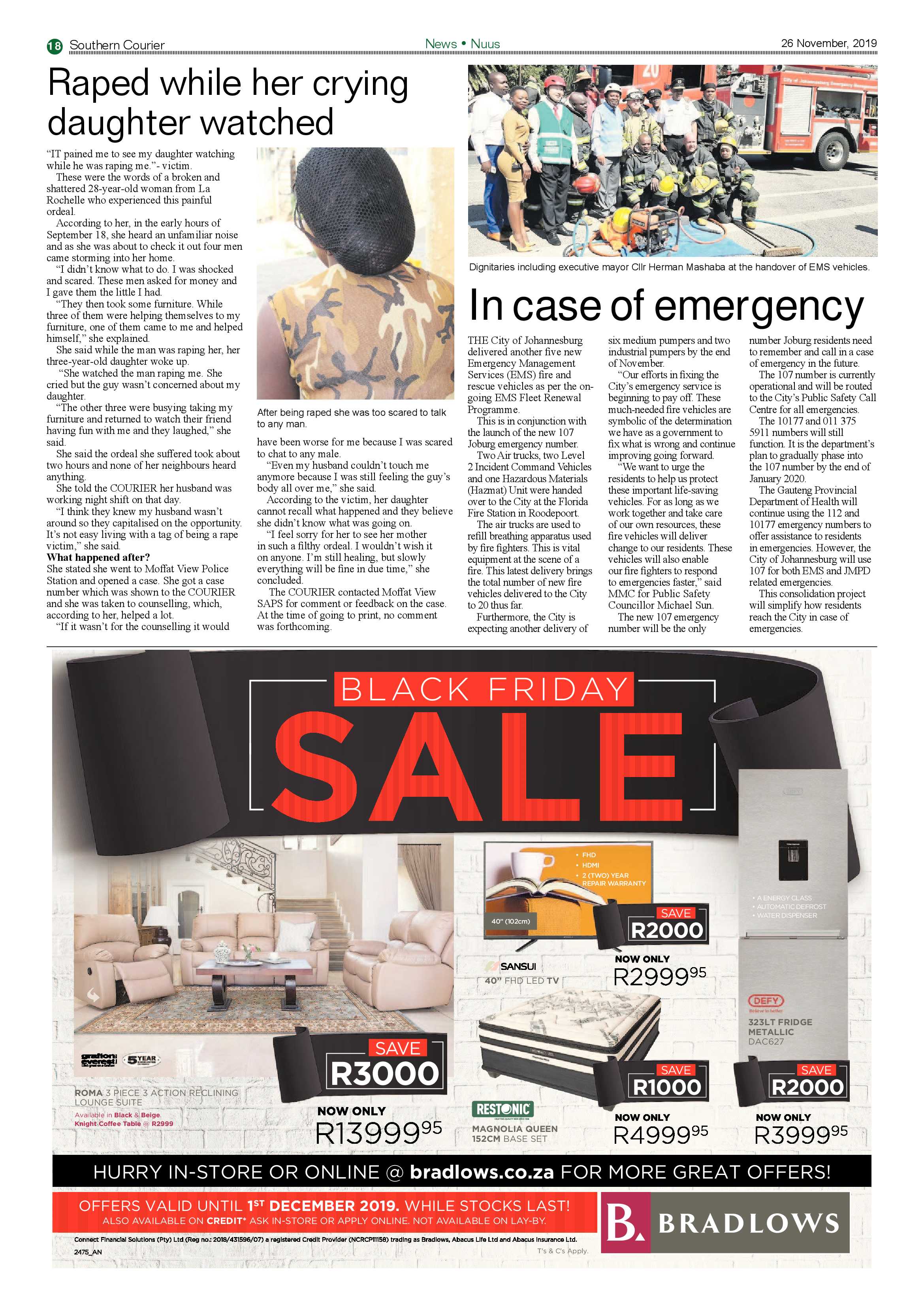 Southern Courier 26 November 2019 page 18