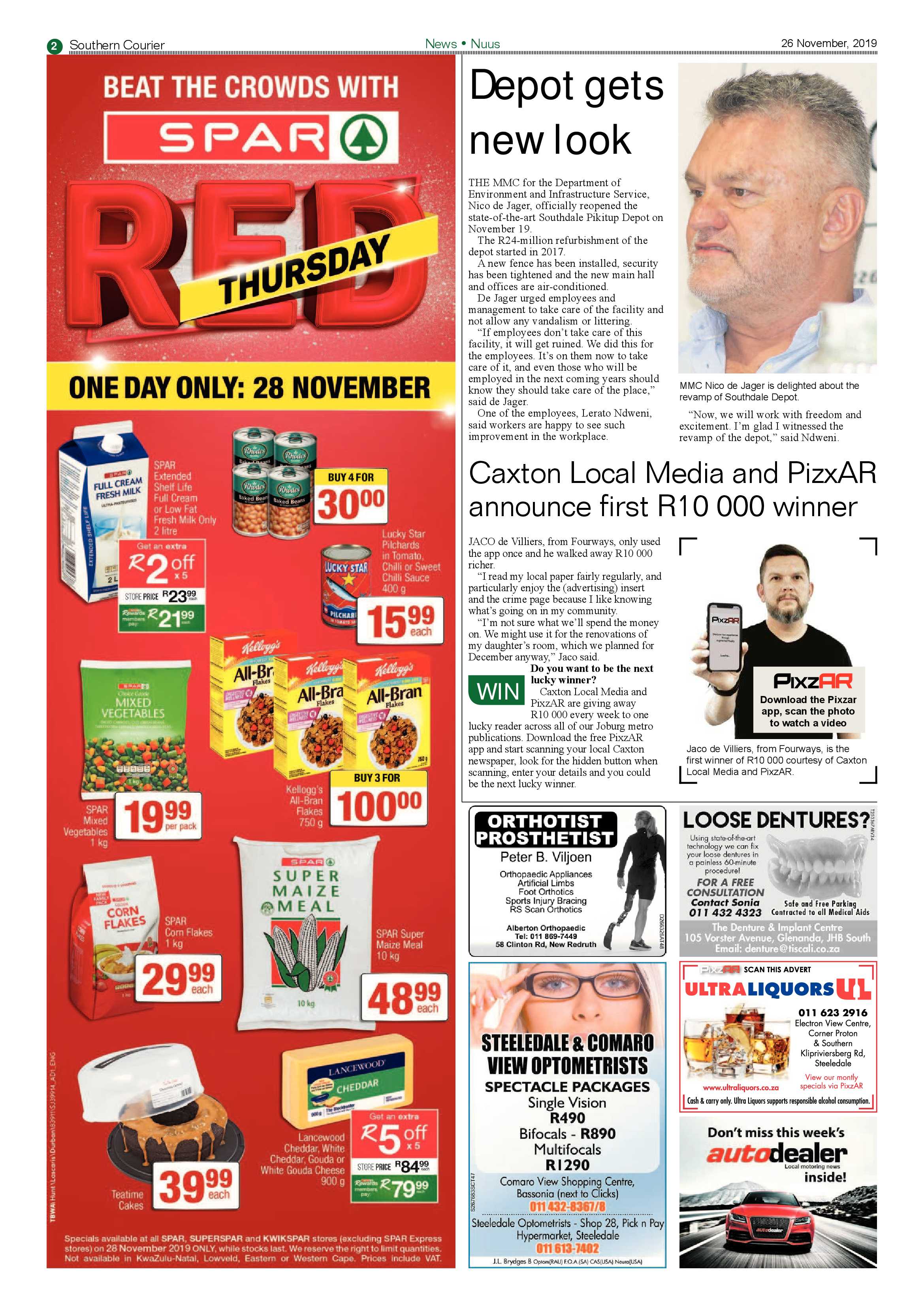 Southern Courier 26 November 2019 page 2