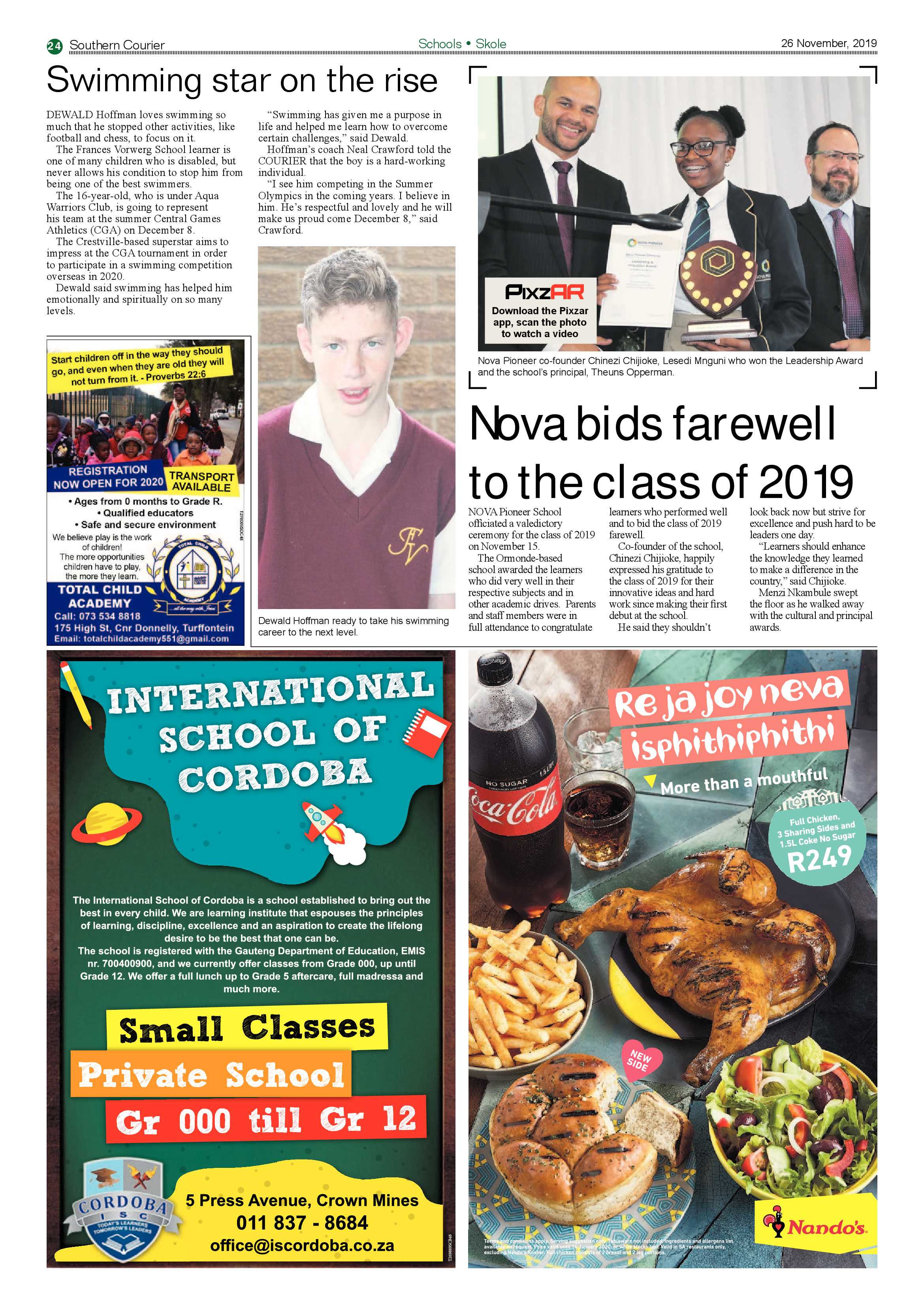 Southern Courier 26 November 2019 page 24