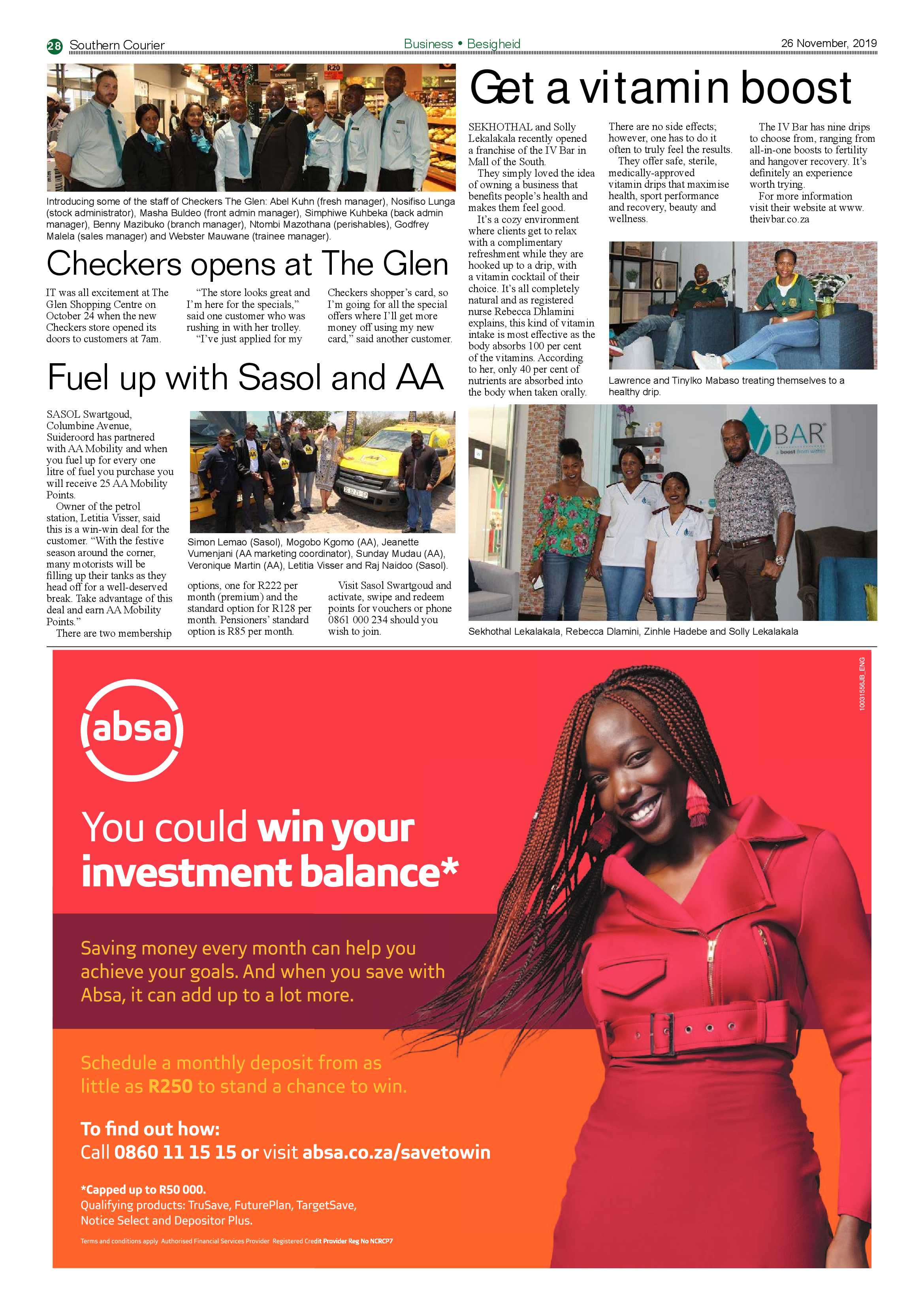 Southern Courier 26 November 2019 page 28