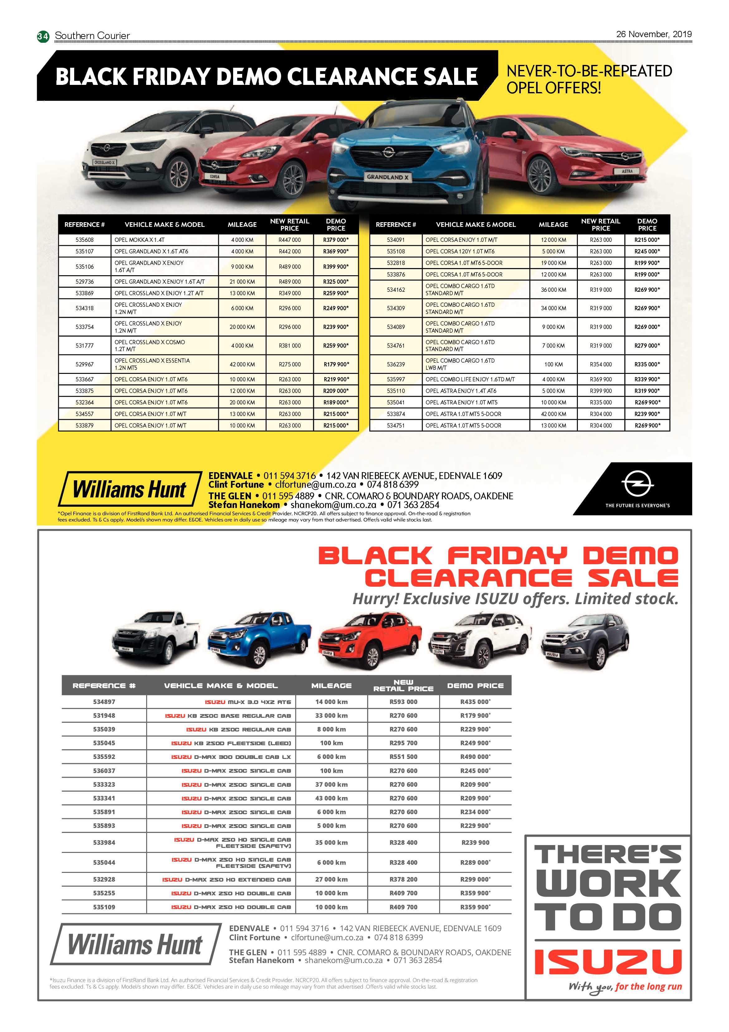 Southern Courier 26 November 2019 page 34