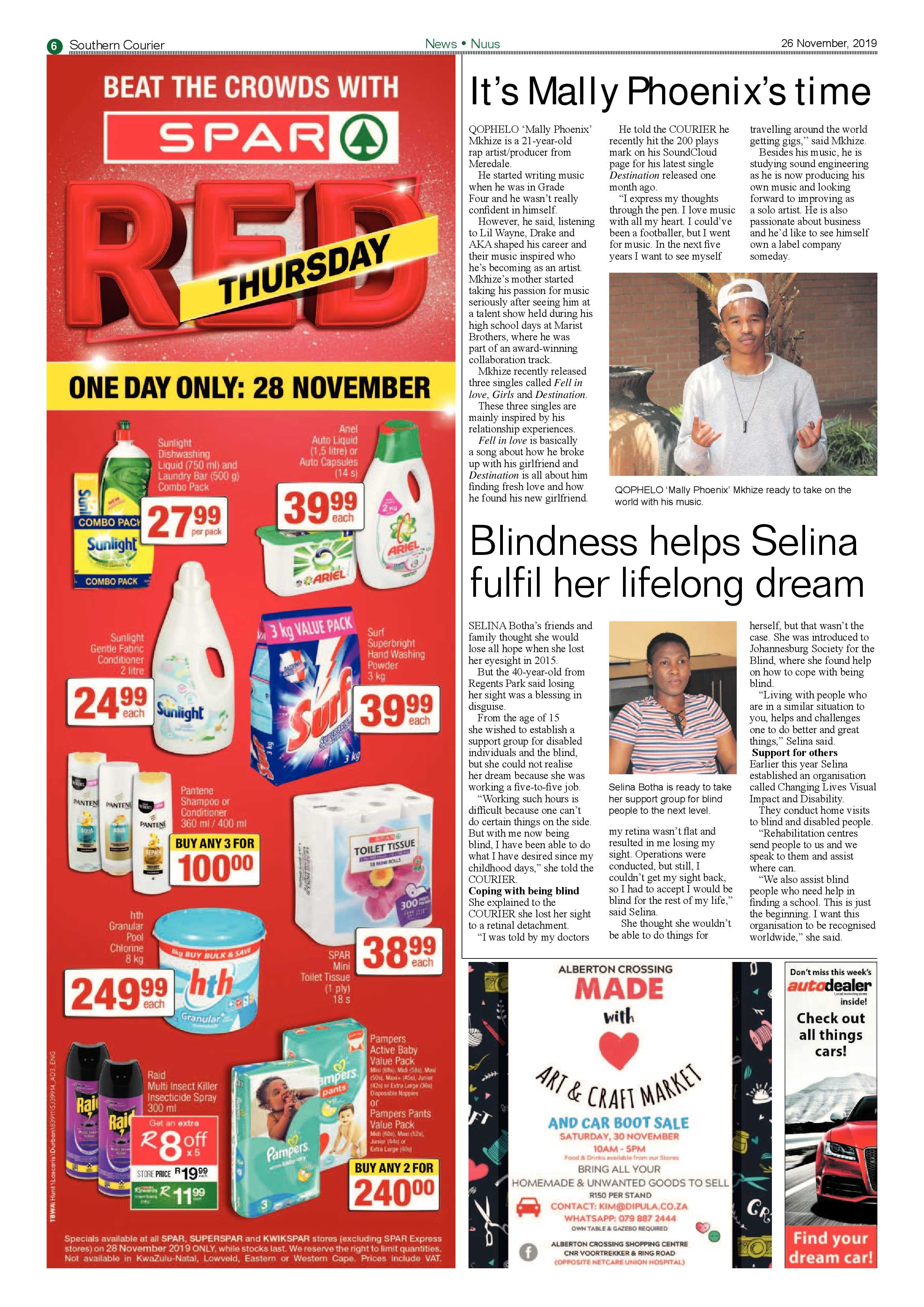 Southern Courier 26 November 2019 page 6