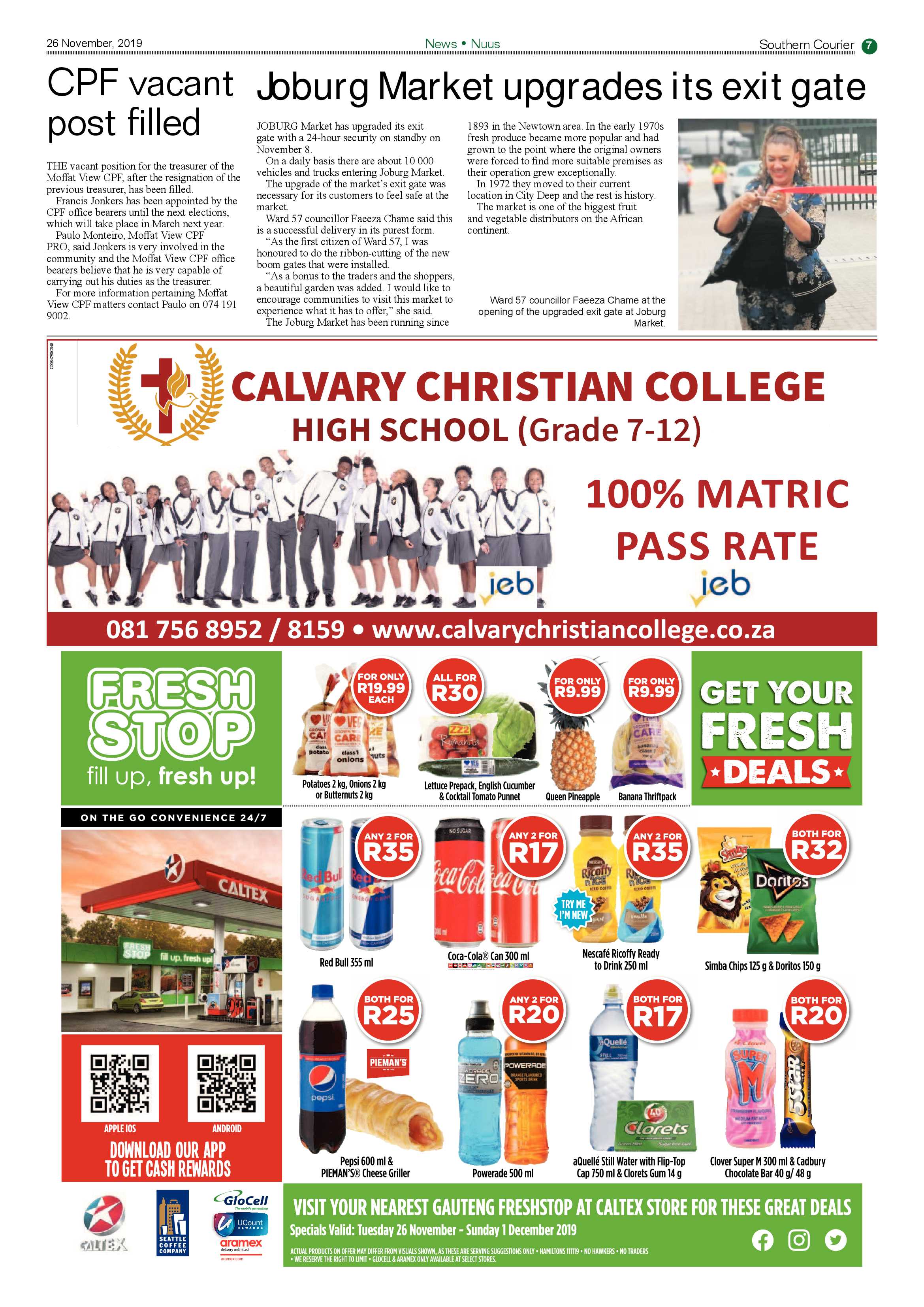 Southern Courier 26 November 2019 page 7
