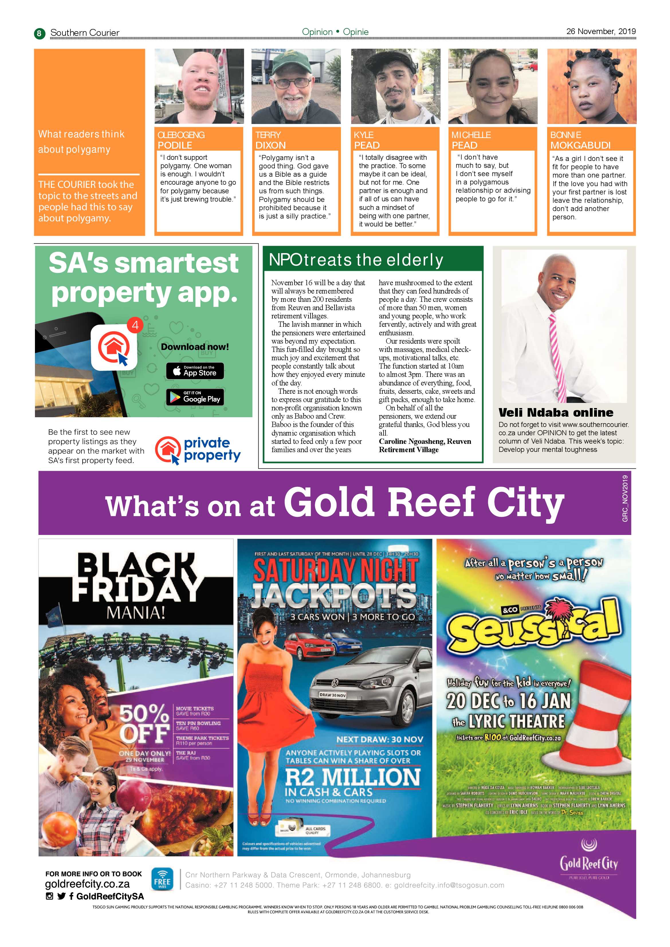Southern Courier 26 November 2019 page 8