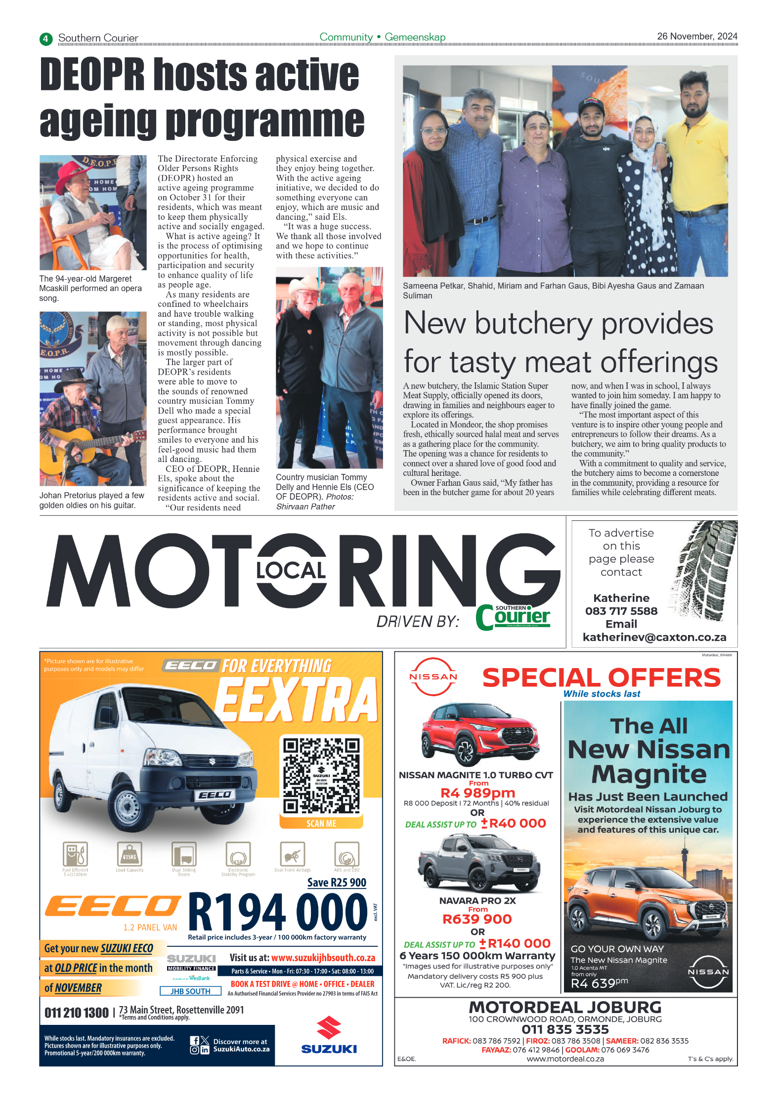 Southern Courier 26 November 2024 page 6