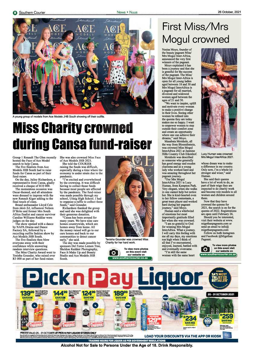 Southern Courier 26 October 2021 page 10