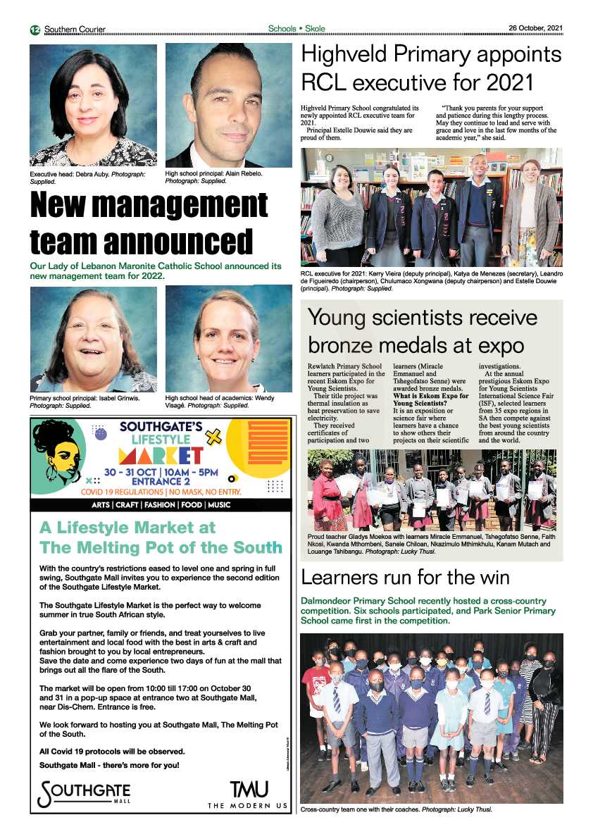 Southern Courier 26 October 2021 page 14