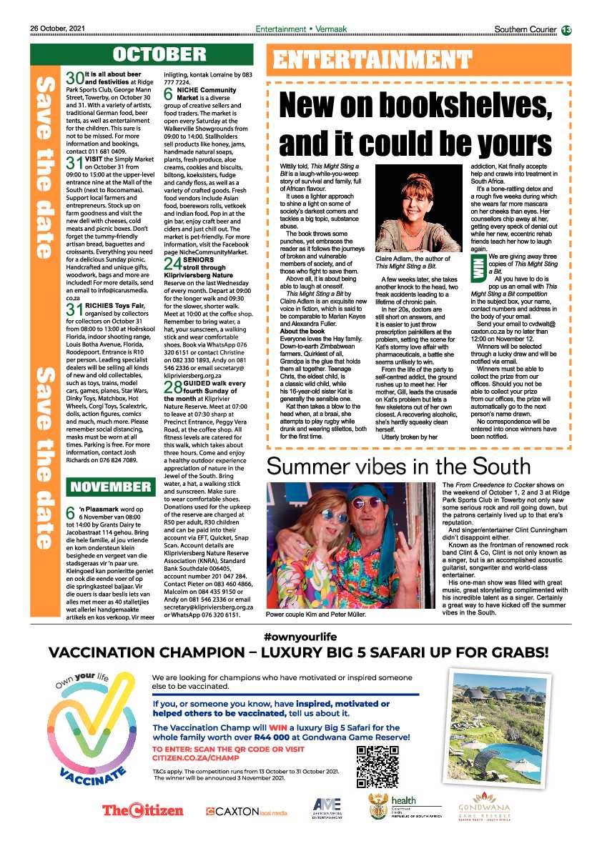 Southern Courier 26 October 2021 page 15