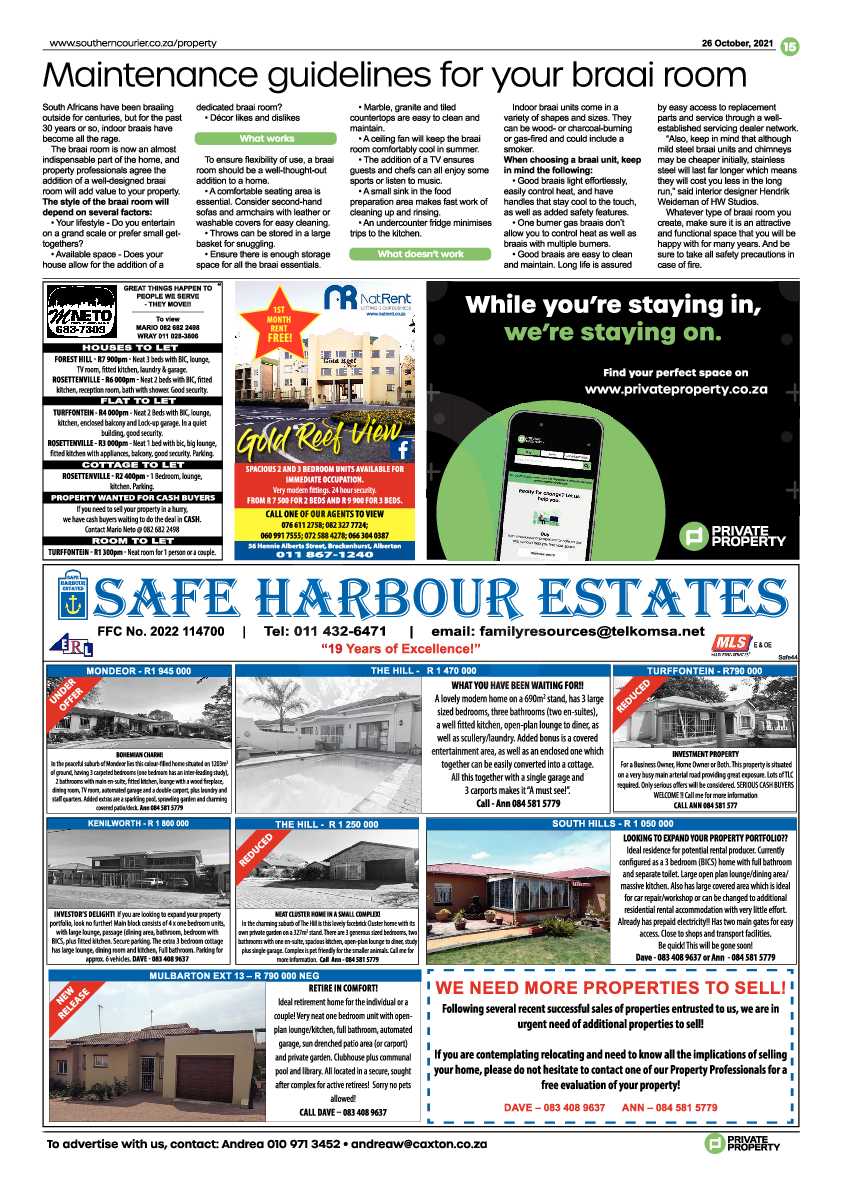 Southern Courier 26 October 2021 page 17
