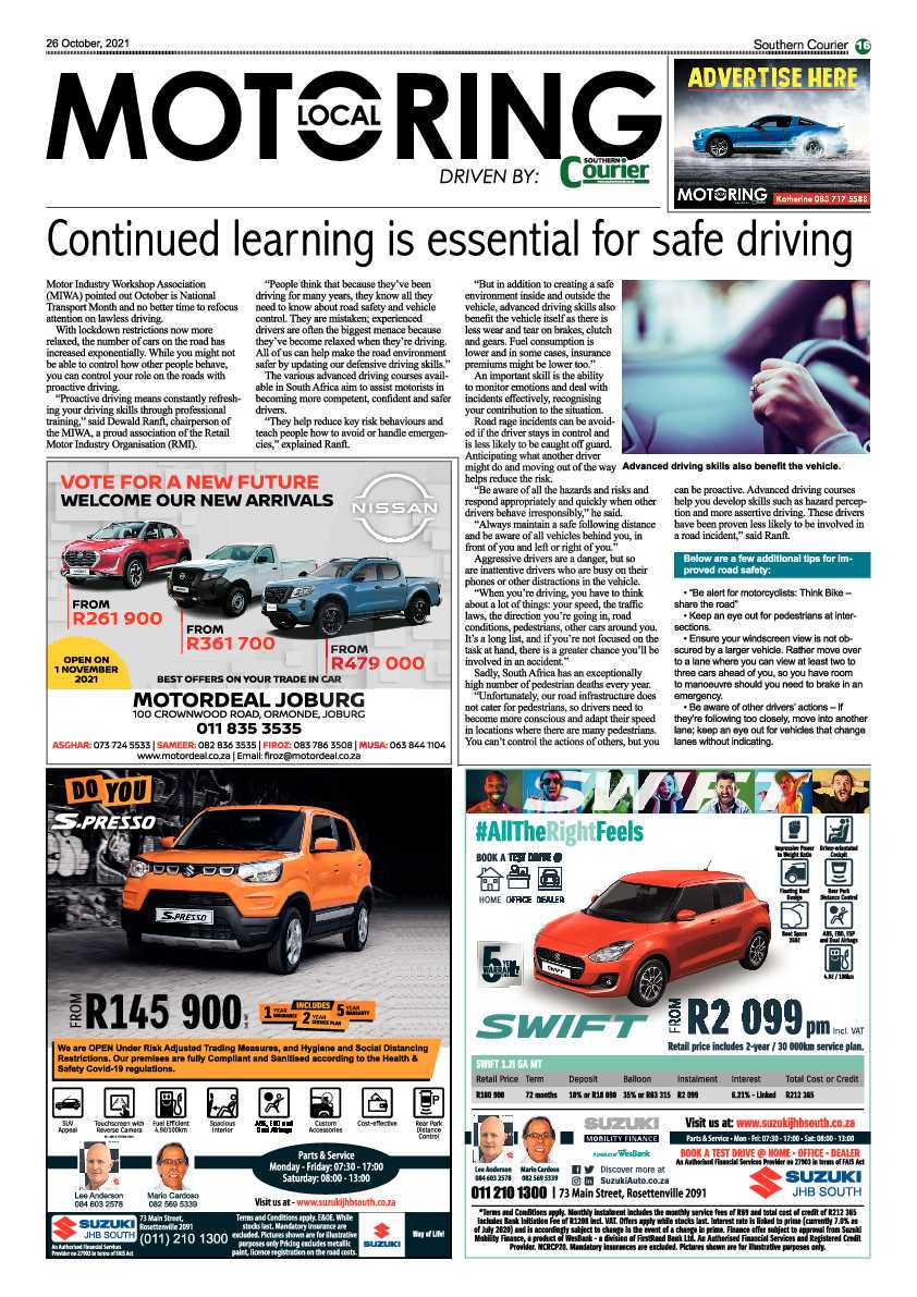 Southern Courier 26 October 2021 page 18