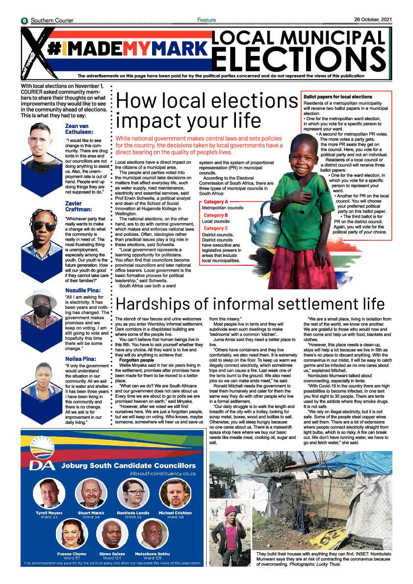 Southern Courier 26 October 2021 page 8